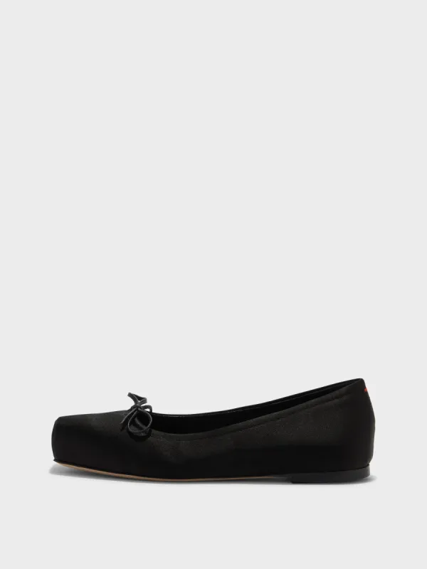 Gabriella Satin Ballet Flats sold by Aeyde