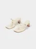 Giselle Leather Toe-Post Sandals sold by Aeyde