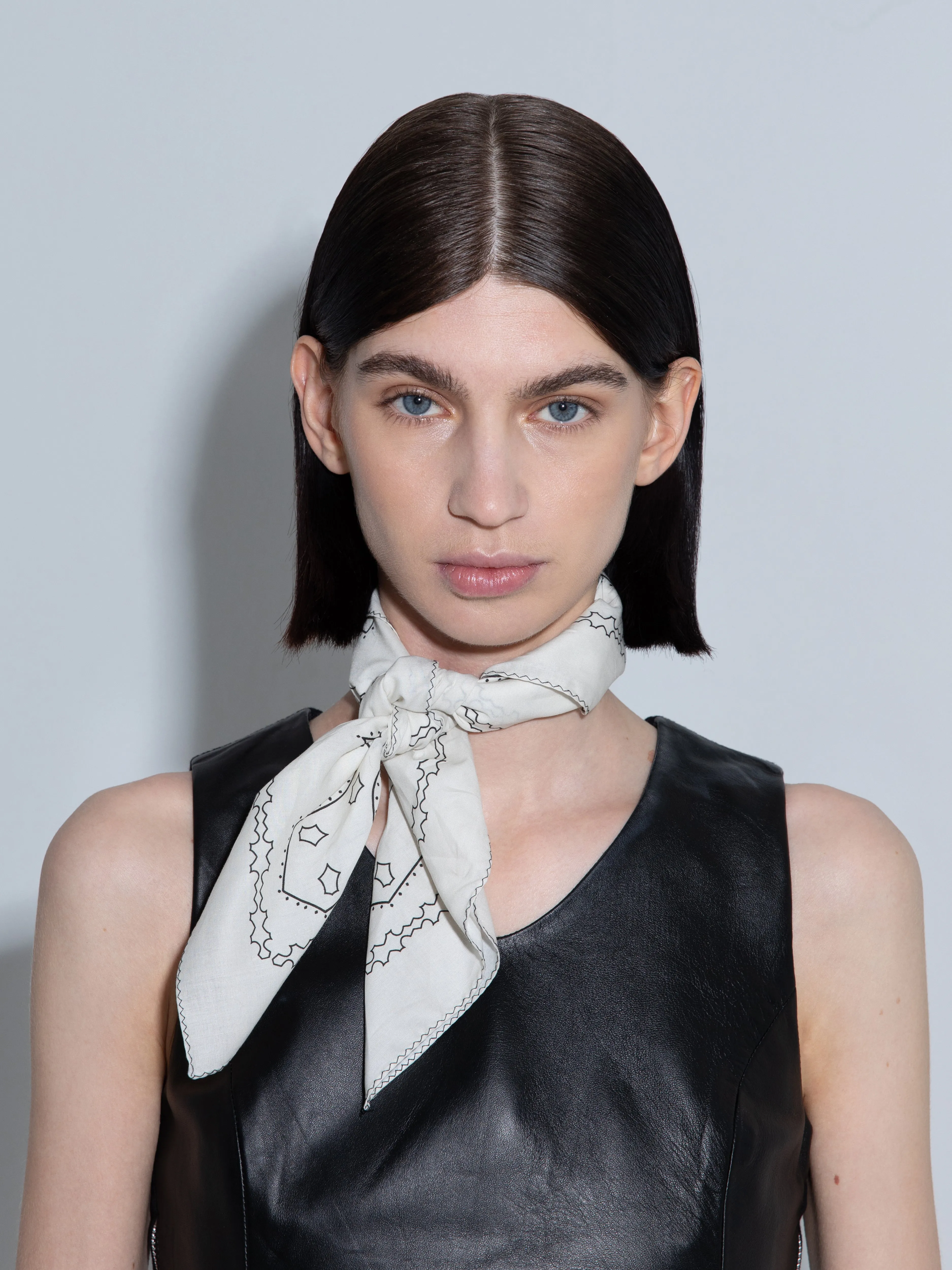 Dakota Printed Cotton Scarf sold by Aeyde product image thumbnail 4