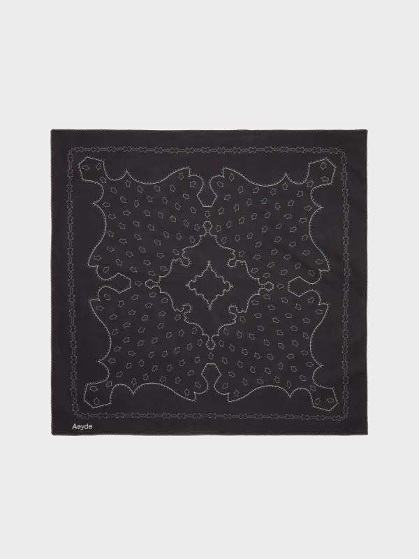 Dakota Printed Cotton Scarf sold by Aeyde