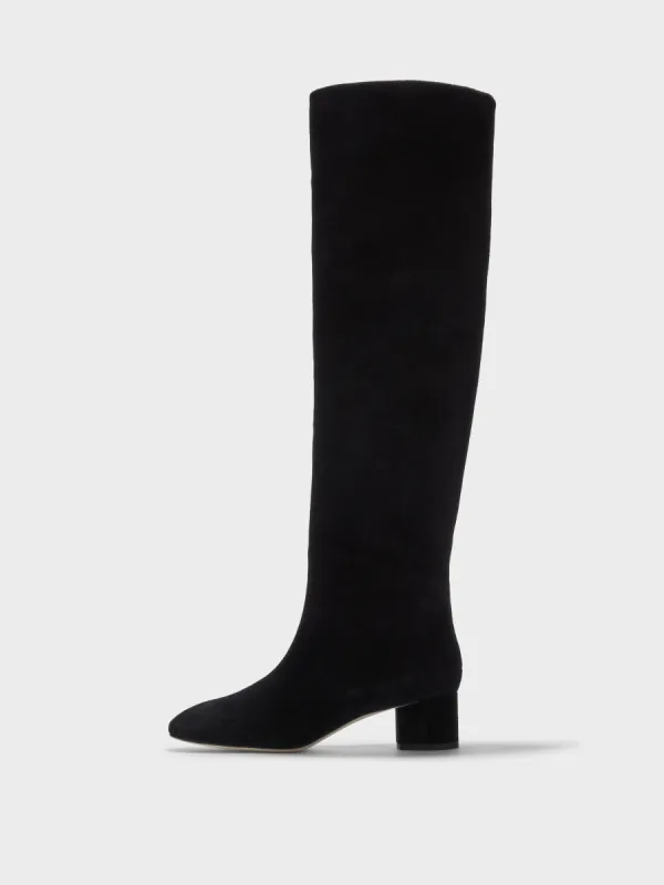 Willa Suede Over-Knee Boots sold by Aeyde