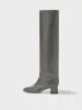 Willa Leather Over-Knee Boots sold by Aeyde