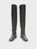 Willa Leather Over-Knee Boots sold by Aeyde