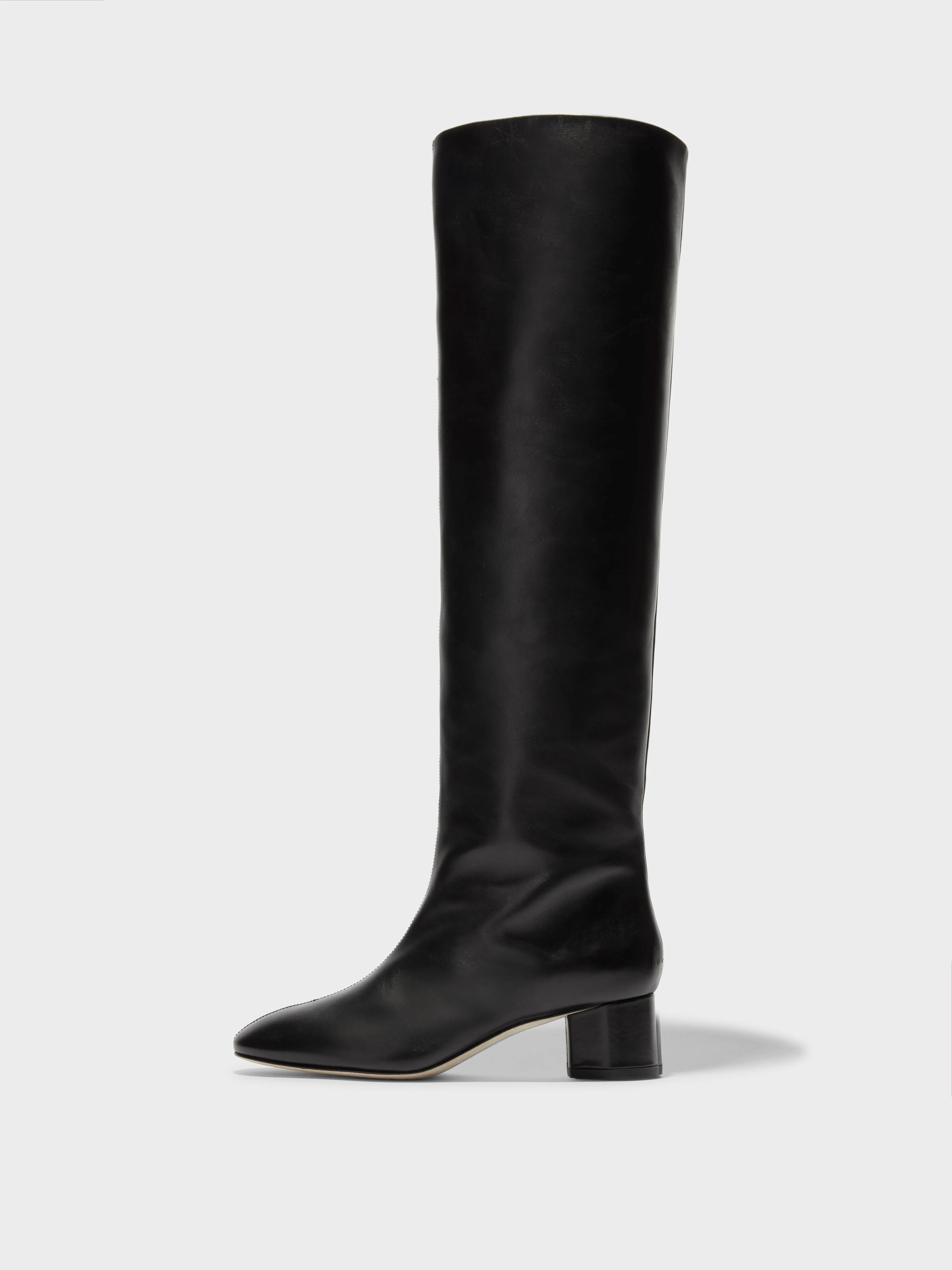 Willa Leather Over-Knee Boots sold by Aeyde