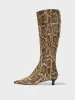 Zazie Leather Knee-High Boots sold by Aeyde