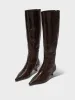Zazie Leather Knee-High Boots sold by Aeyde