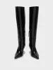 Tula Leather Knee-High Boots sold by Aeyde