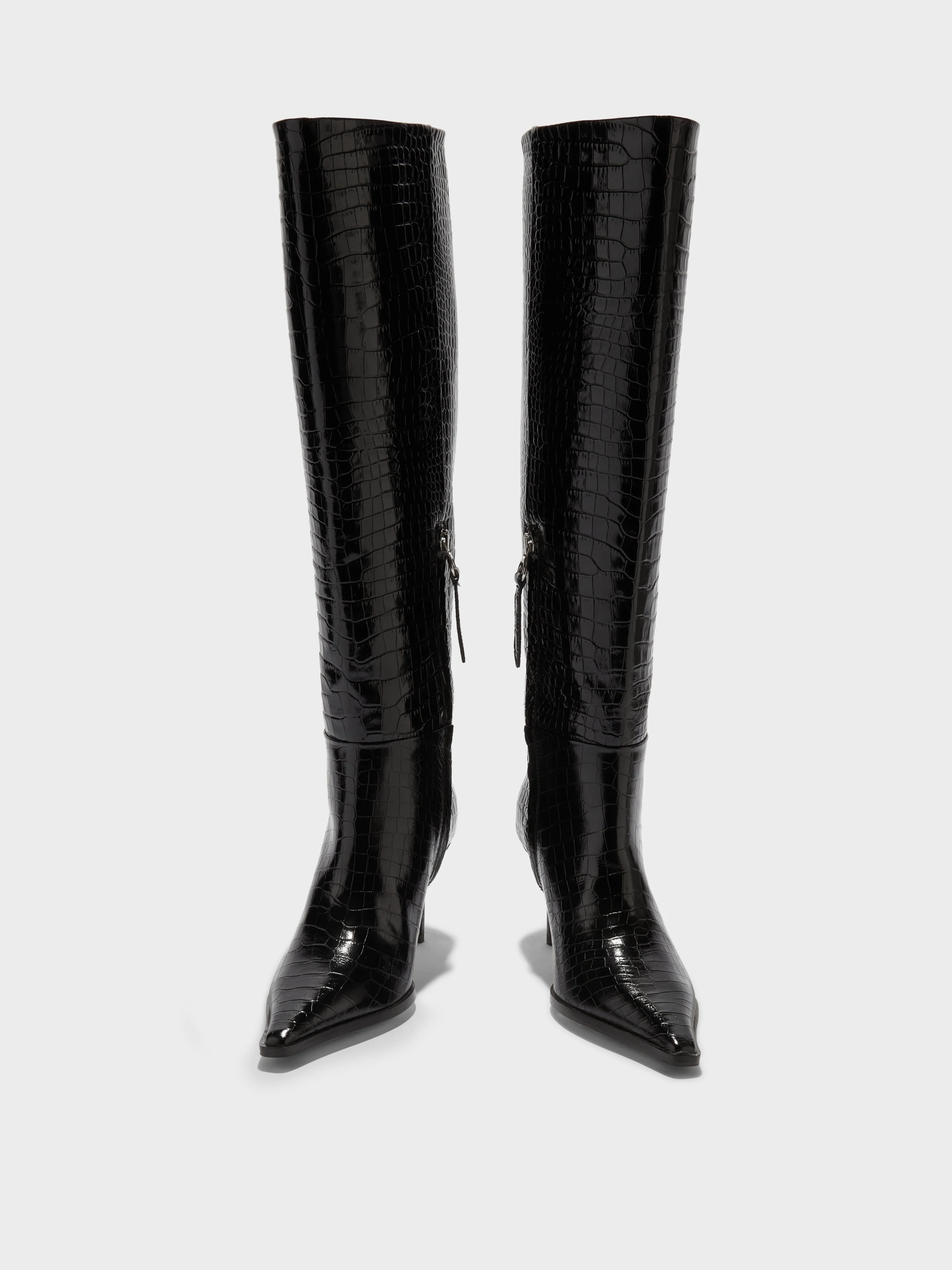 Tula Leather Knee-High Boots sold by Aeyde product image thumbnail 5