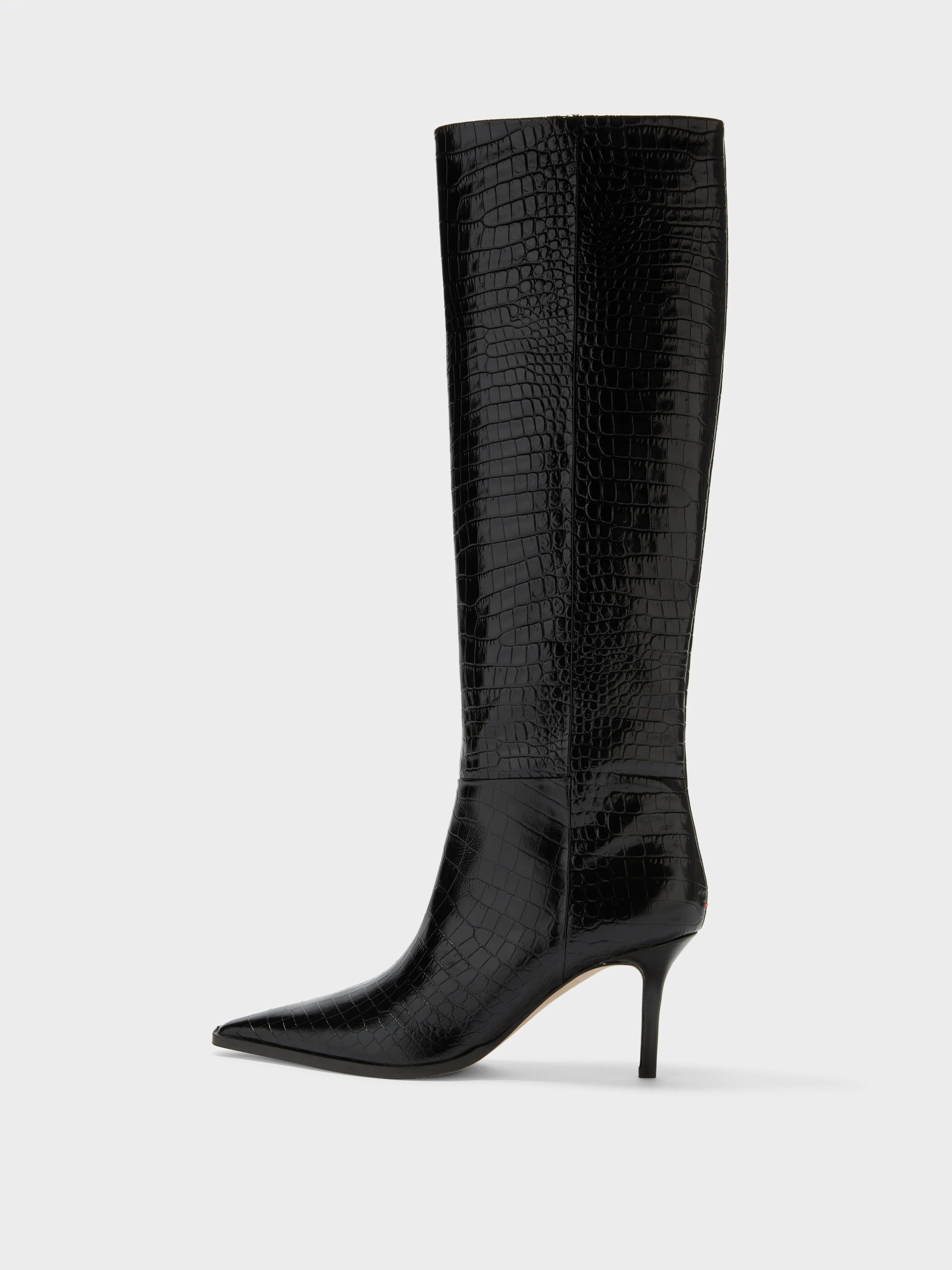 Tula Leather Knee-High Boots sold by Aeyde
