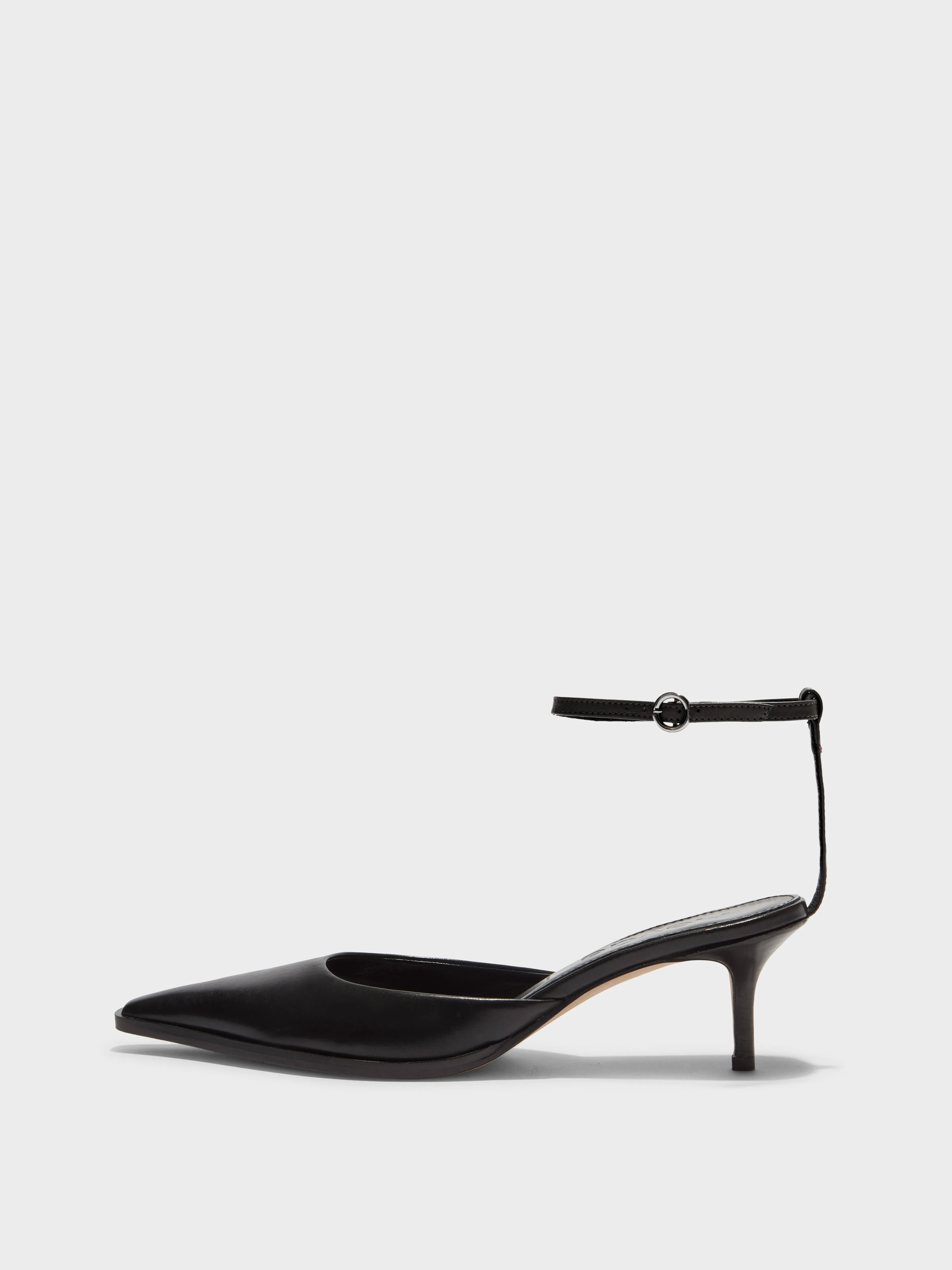 Sarina Leather Ankle-Strap Pumps sold by Aeyde
