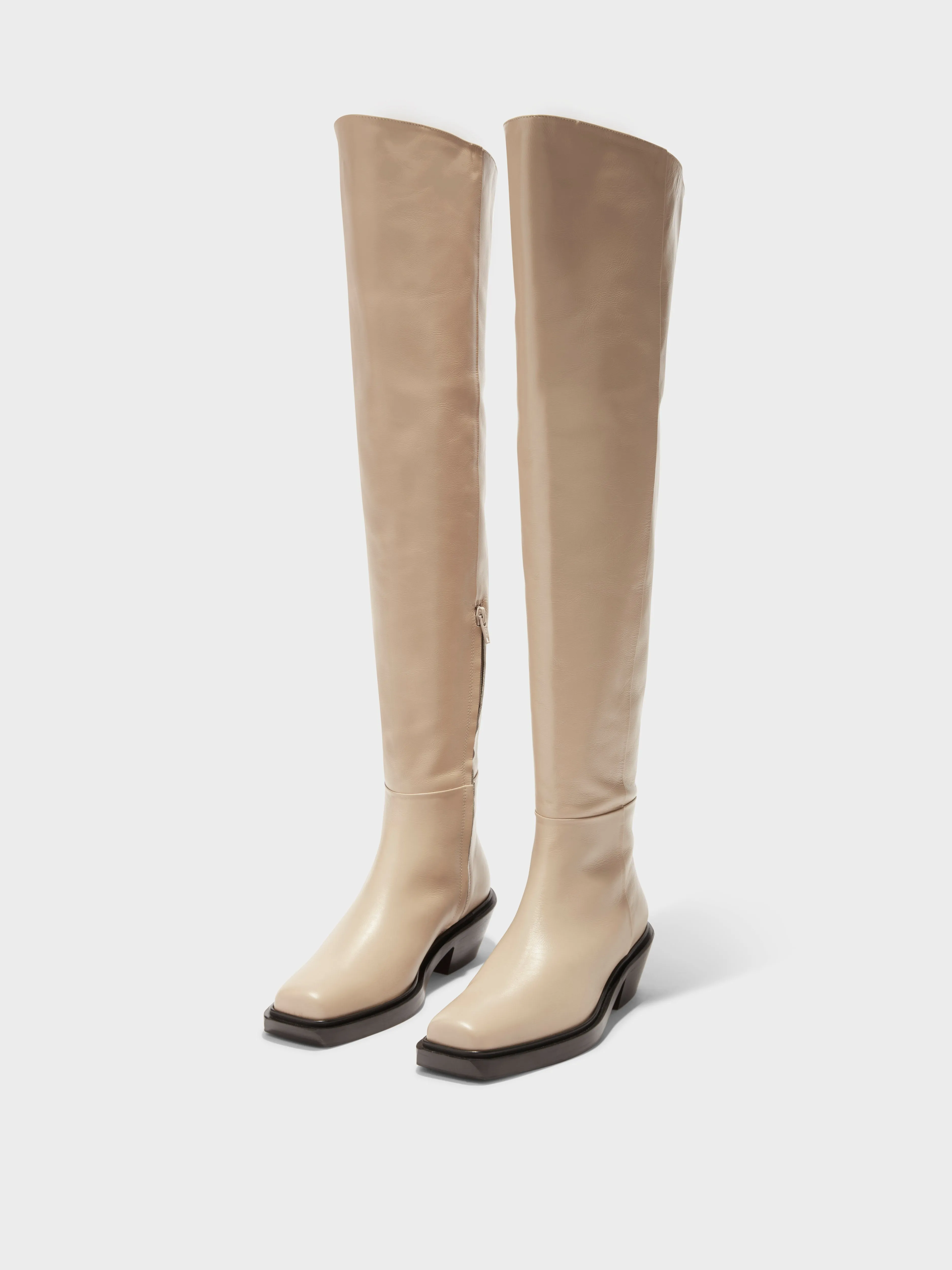 Wita Leather Biker Over-Knee Boots sold by Aeyde product image thumbnail 2