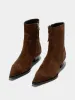 Hester Suede Cowboy Boots sold by Aeyde