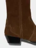 Hester Suede Cowboy Boots sold by Aeyde
