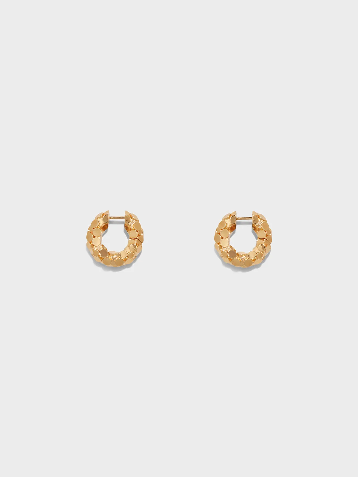 Cooper Medium 18kt Gold-Plated Hoop Earrings sold by Aeyde