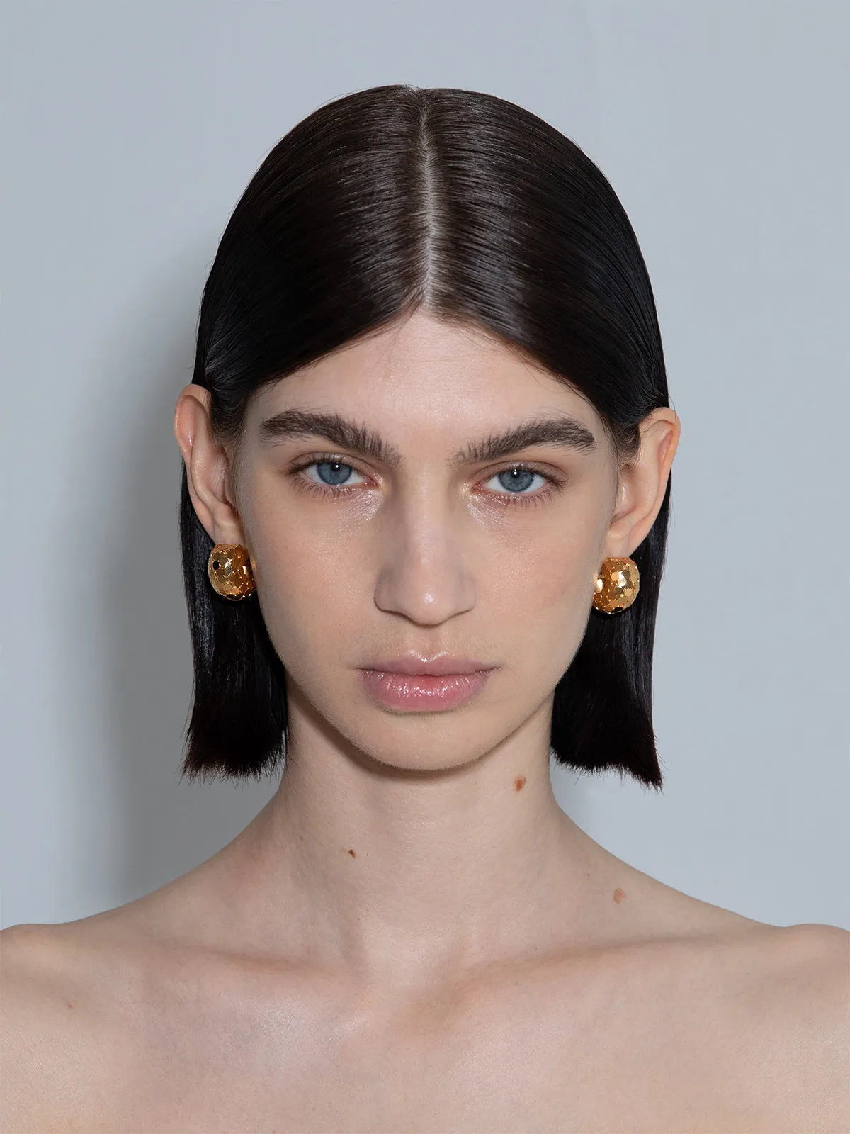 Carter 18kt Gold-Plated Hoop Earrings sold by Aeyde product image thumbnail 4