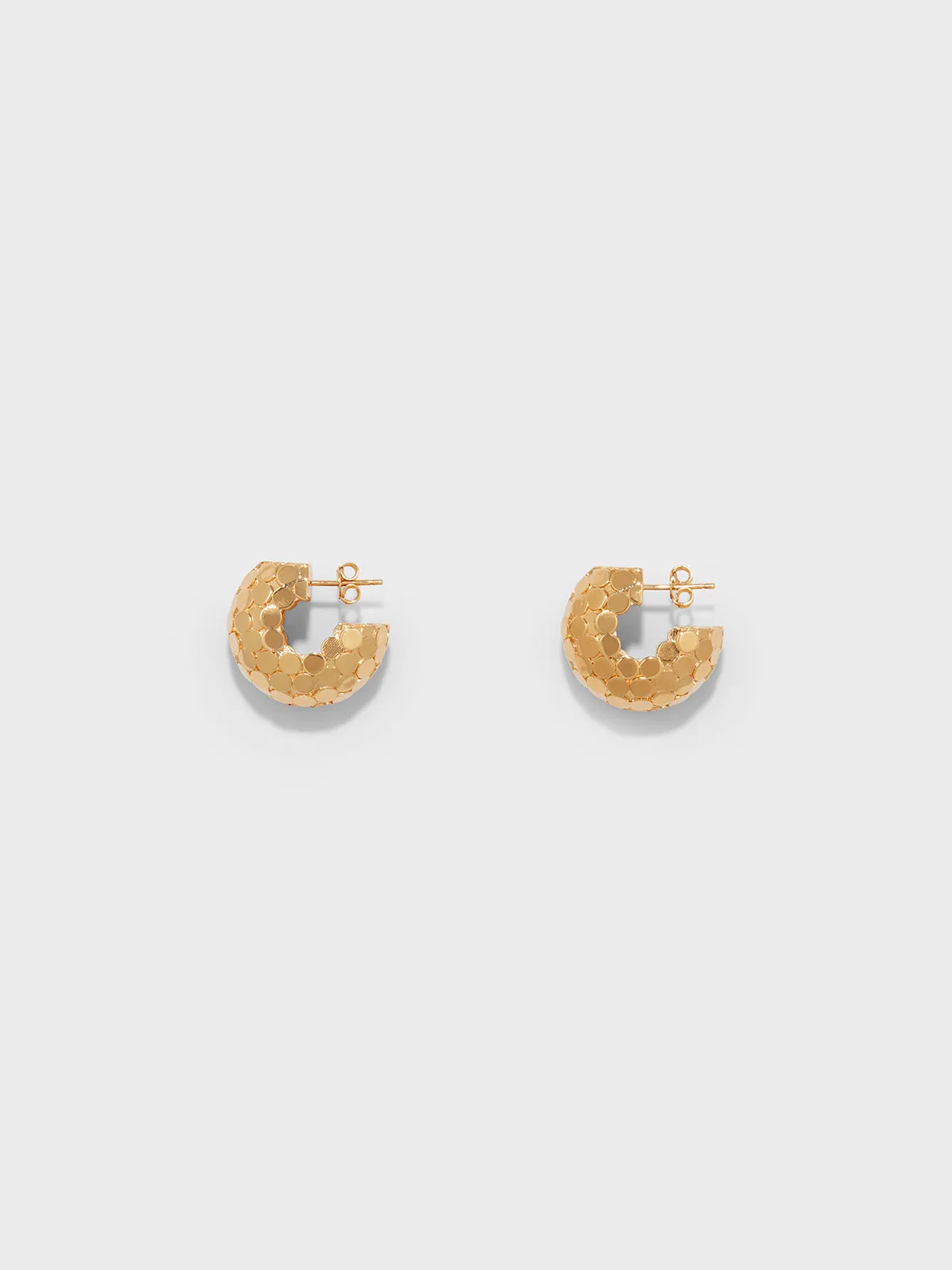 Carter 18kt Gold-Plated Hoop Earrings sold by Aeyde product image thumbnail 2