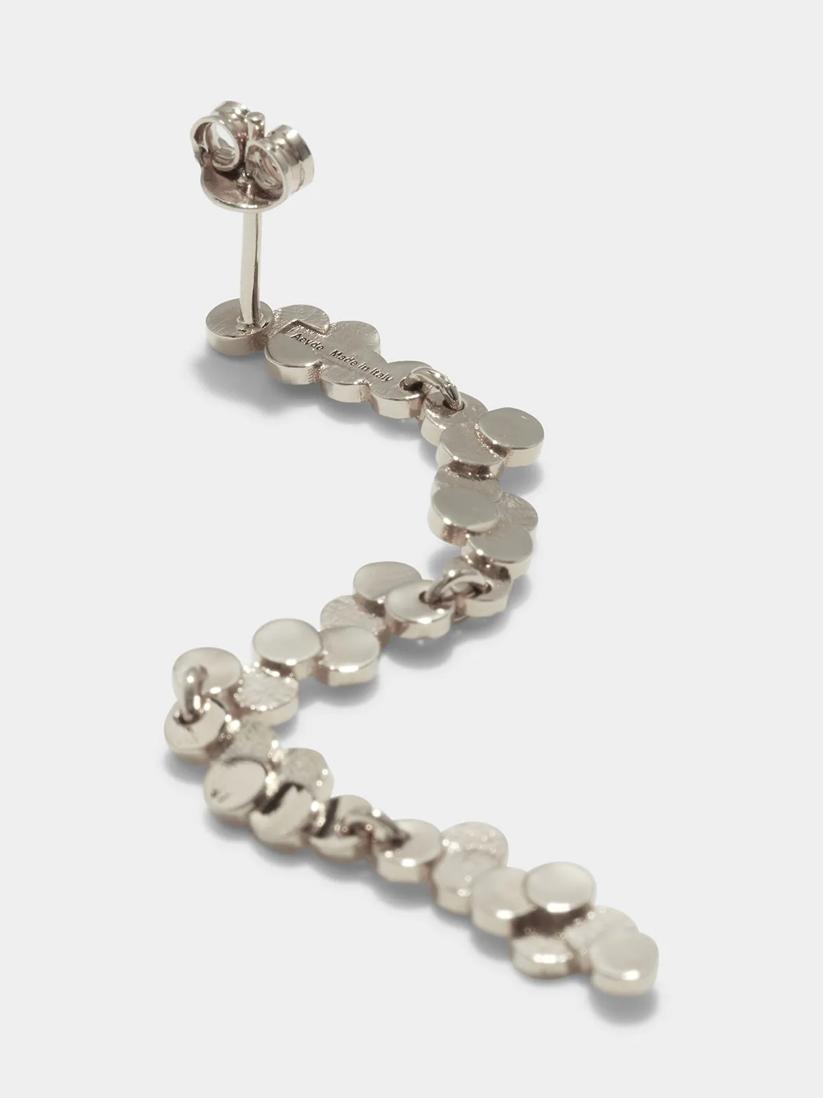 Neva Palladium-Plated Drop Earrings sold by Aeyde product image thumbnail 3