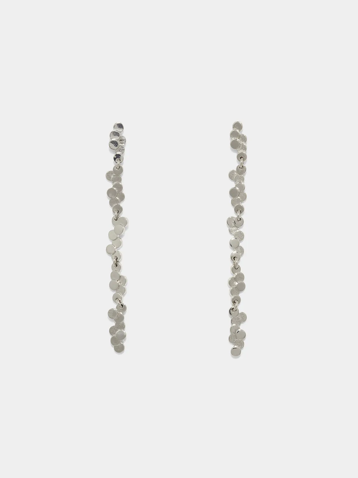 Neva Palladium-Plated Drop Earrings sold by Aeyde product image thumbnail 2