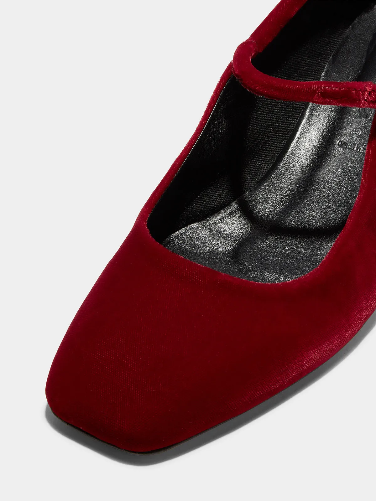 Aline Velvet Mary-Jane Pumps sold by Aeyde product image thumbnail 3