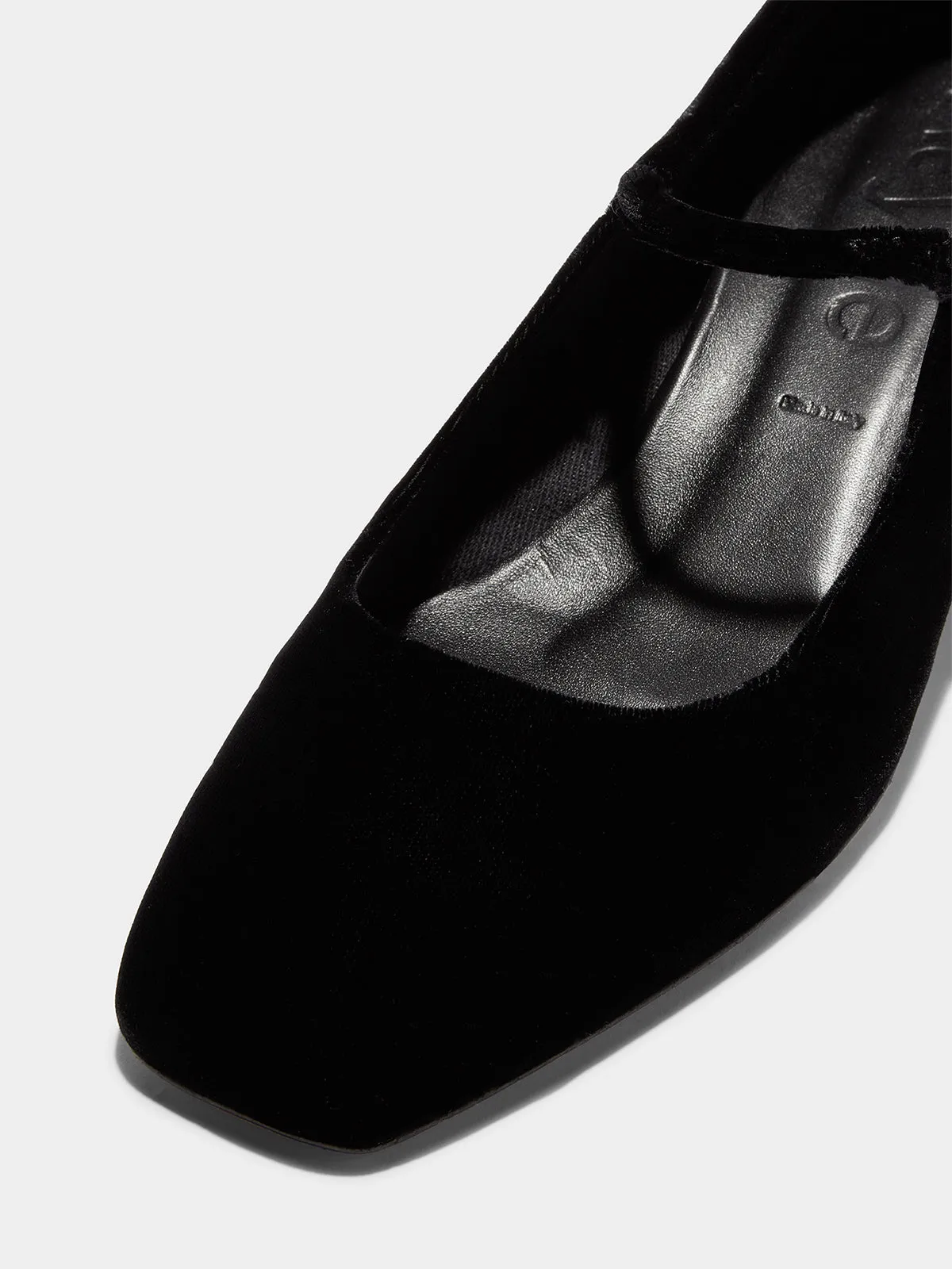 Aline Velvet Mary-Jane Pumps sold by Aeyde product image thumbnail 3