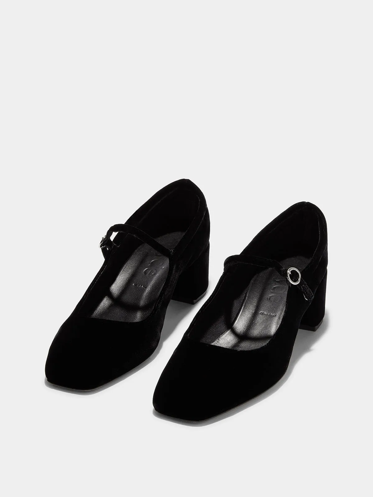 Aline Velvet Mary-Jane Pumps sold by Aeyde product image thumbnail 2