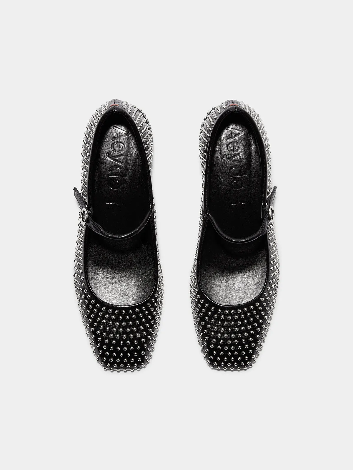 Aline Mini Studs Leather Mary-Jane Pumps sold by Aeyde product image thumbnail 5