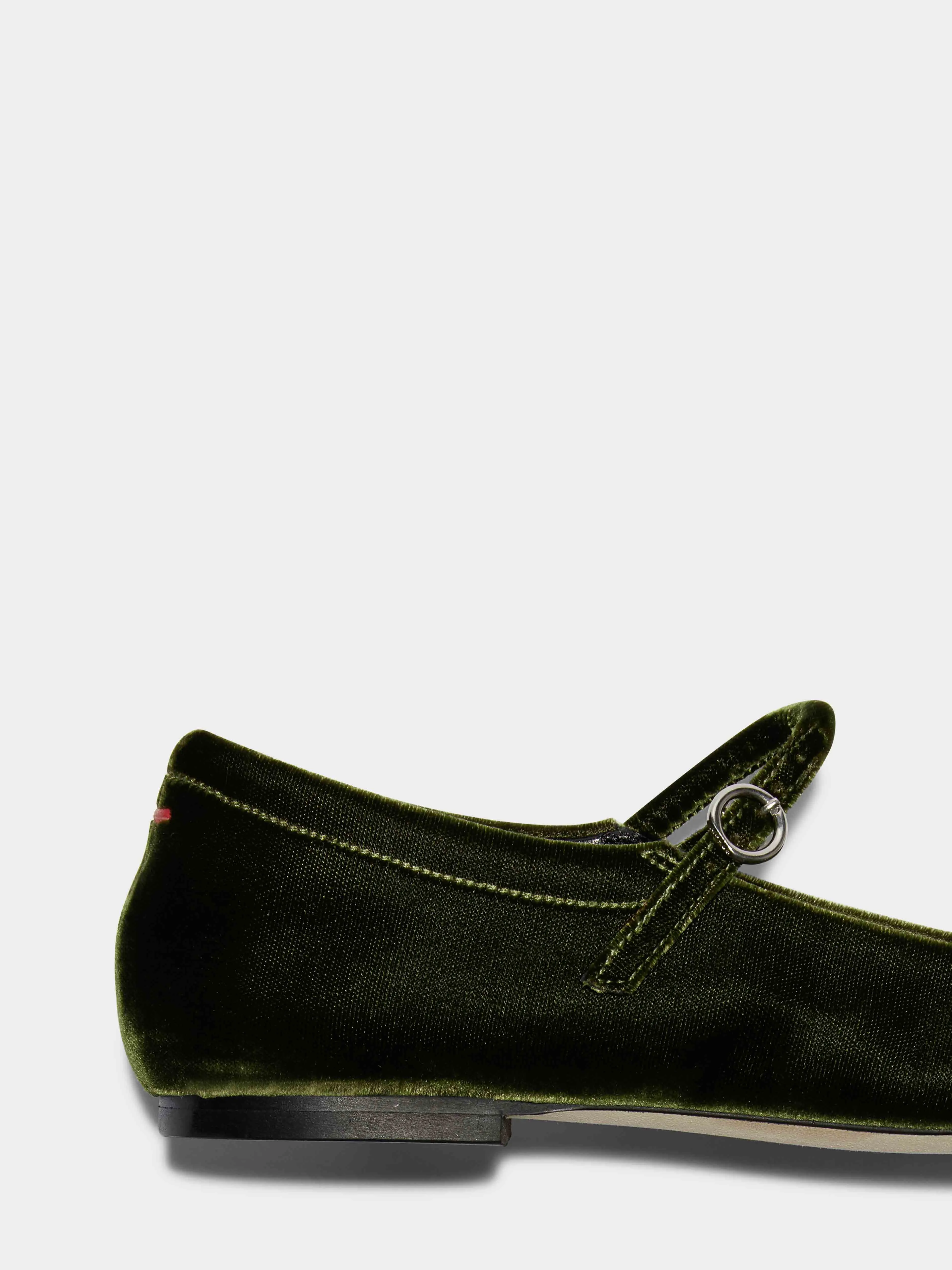 Uma Velvet Mary-Jane Flats sold by Aeyde product image thumbnail 4