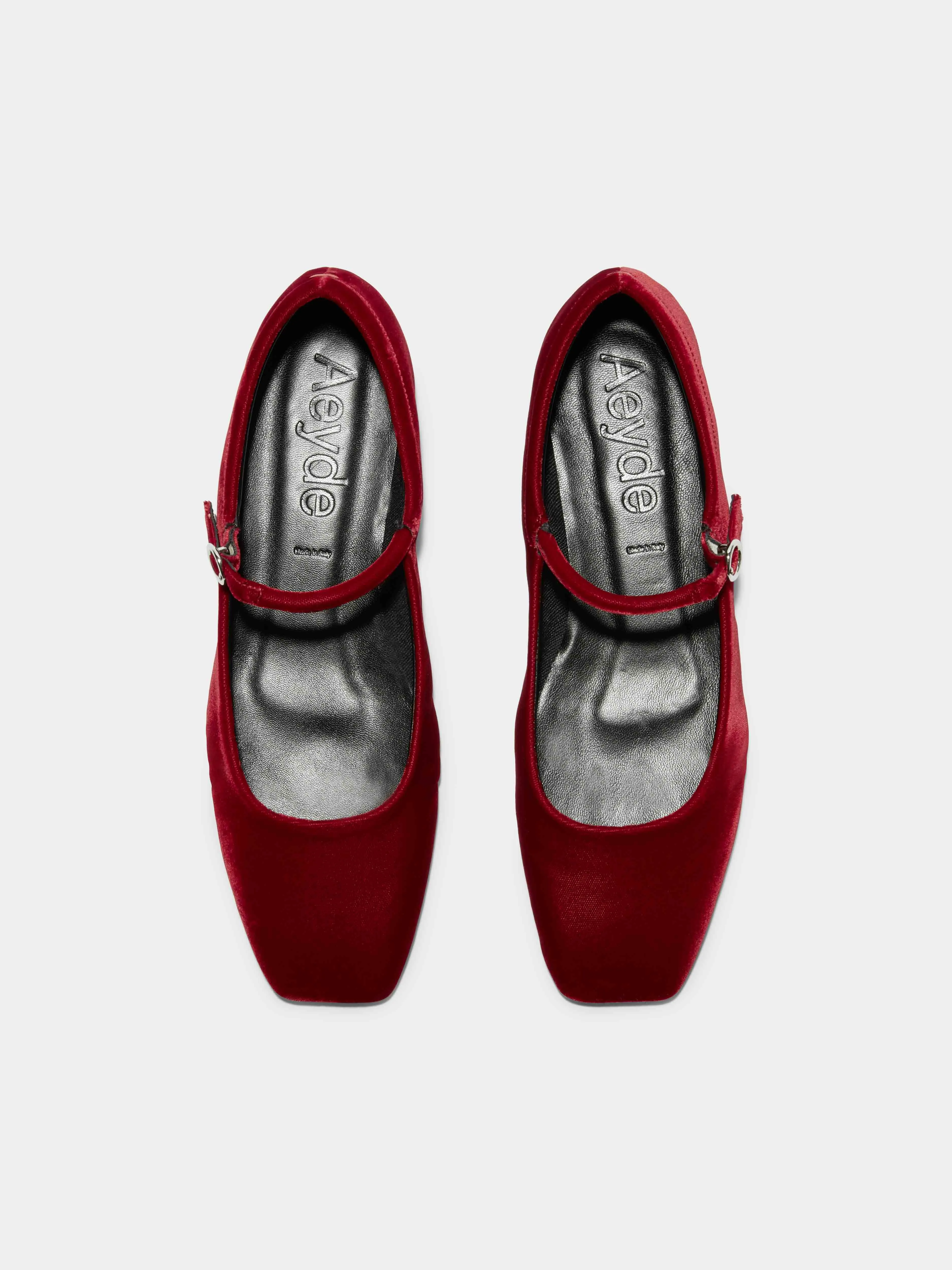 Uma Velvet Mary-Jane Flats sold by Aeyde product image thumbnail 5