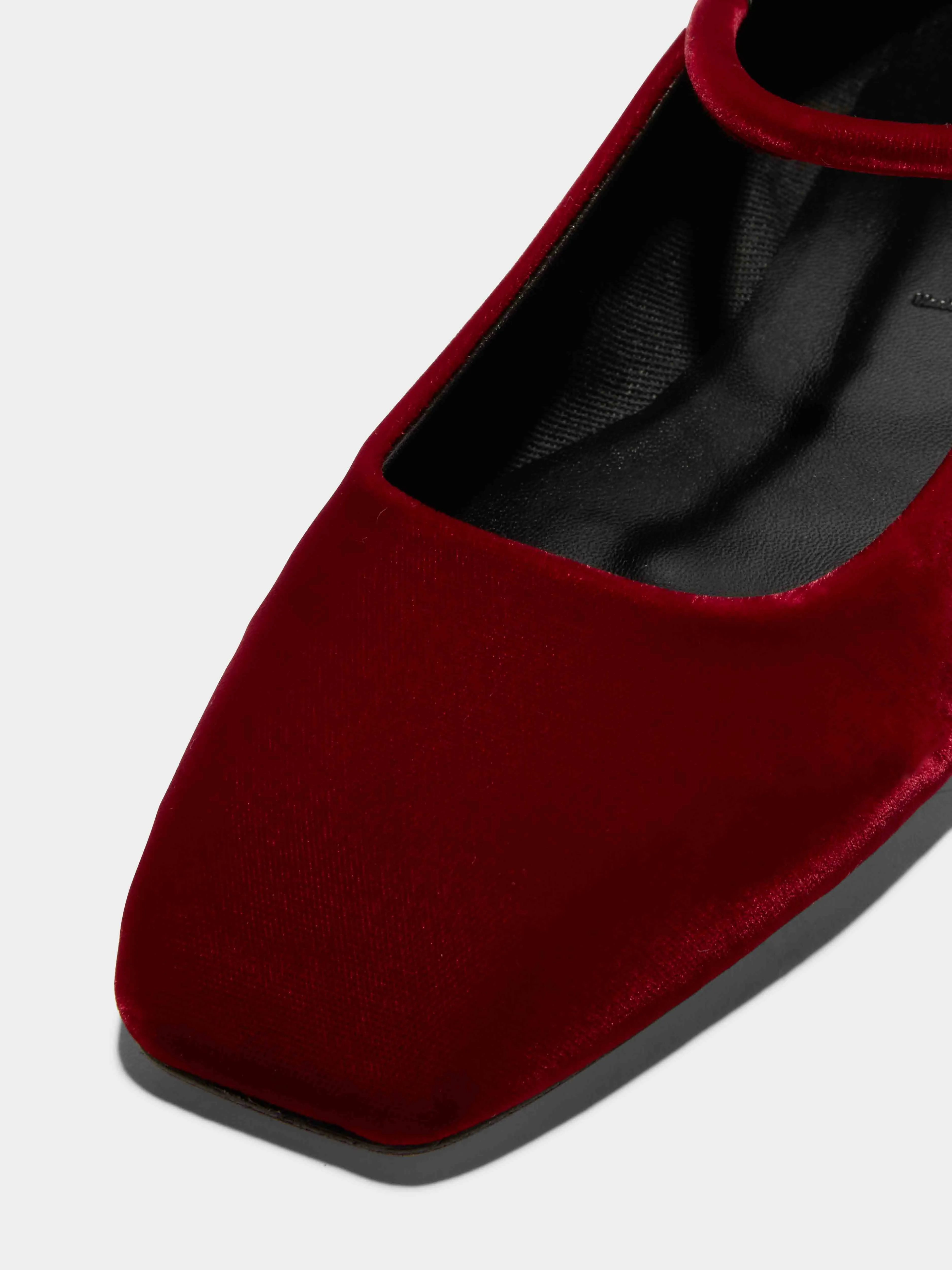 Uma Velvet Mary-Jane Flats sold by Aeyde product image thumbnail 3