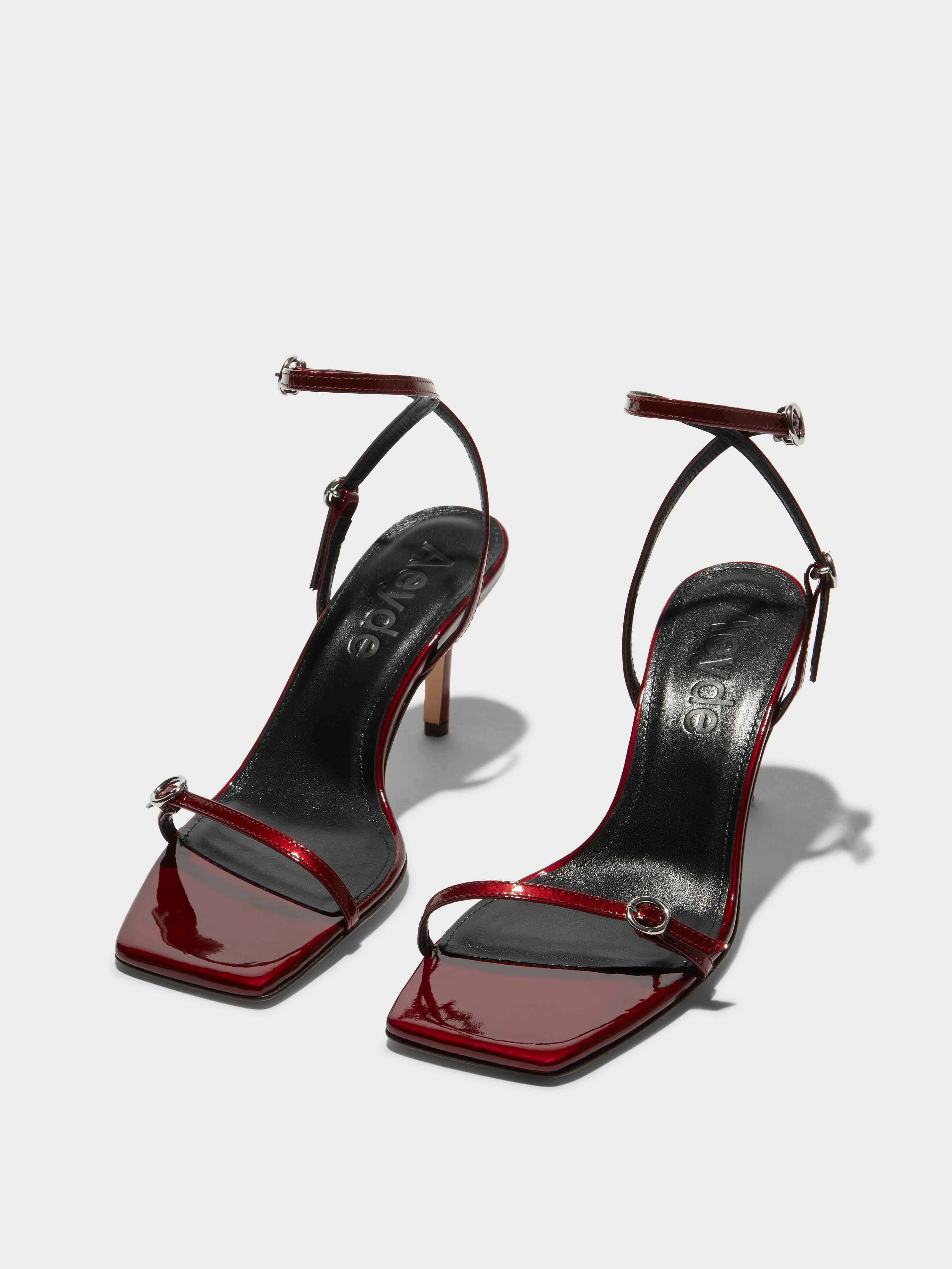 Hallie Leather Stiletto Sandals sold by Aeyde product image thumbnail 2