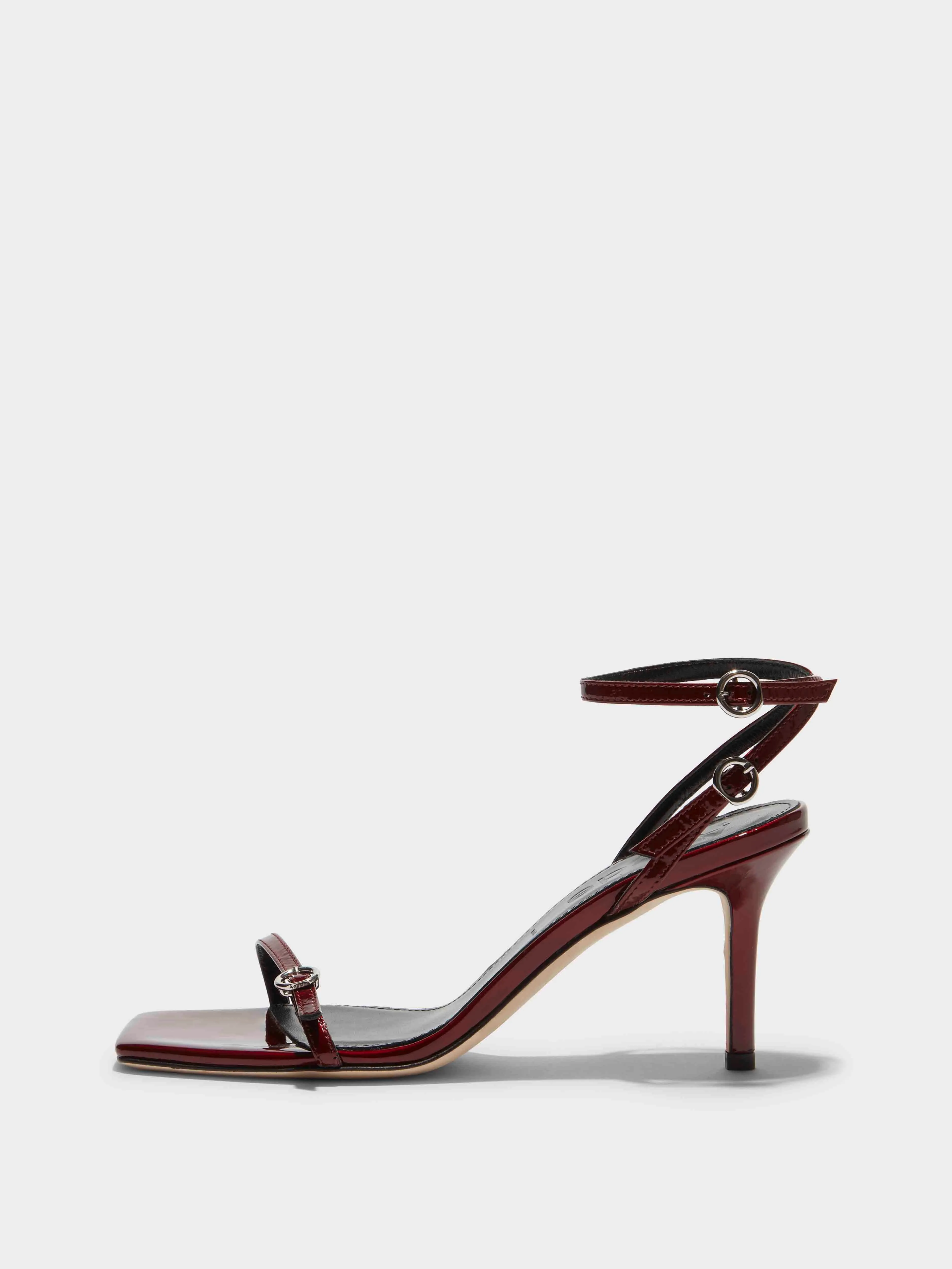 Hallie Leather Stiletto Sandals sold by Aeyde