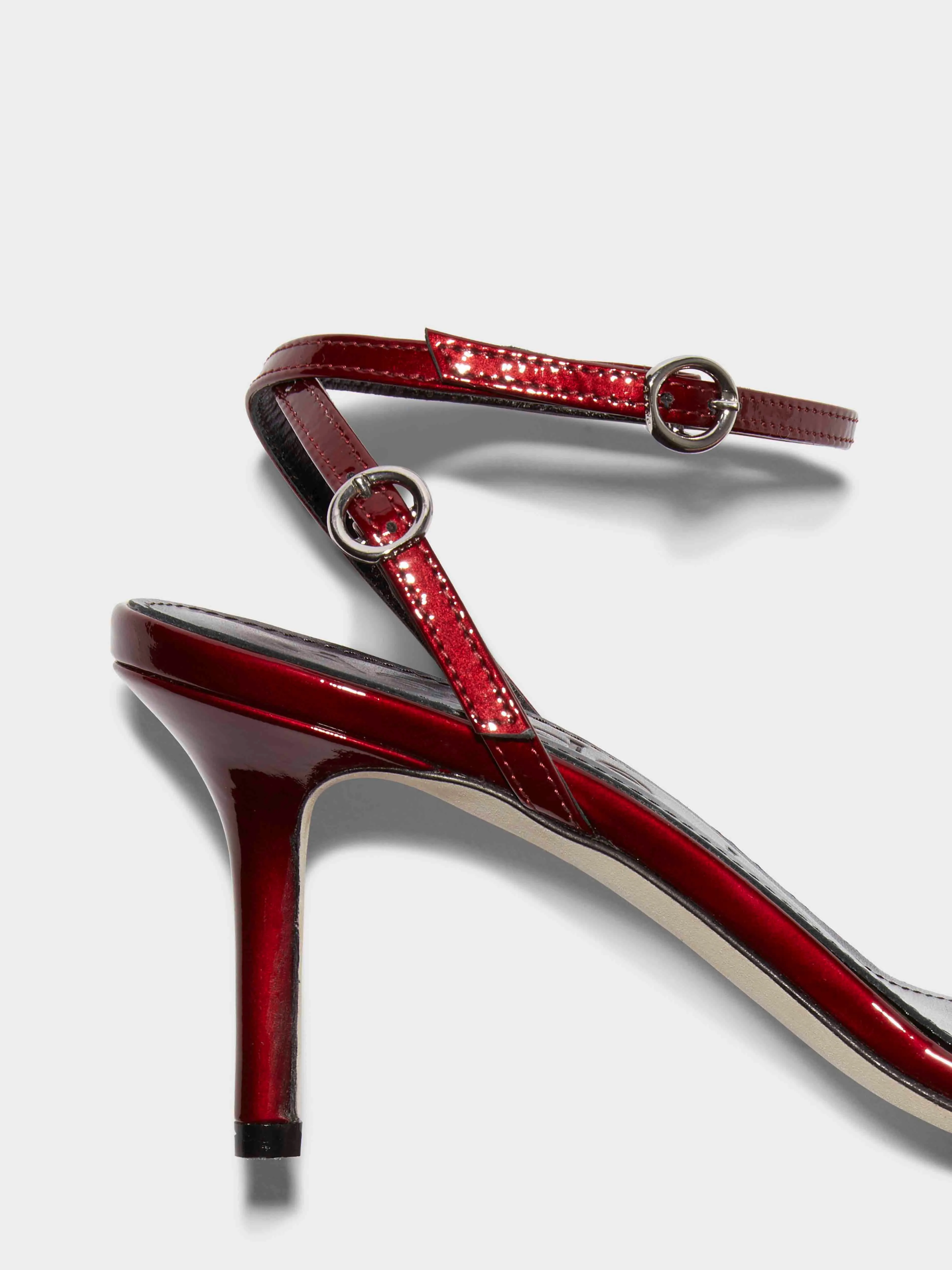 Hallie Leather Stiletto Sandals sold by Aeyde product image thumbnail 4