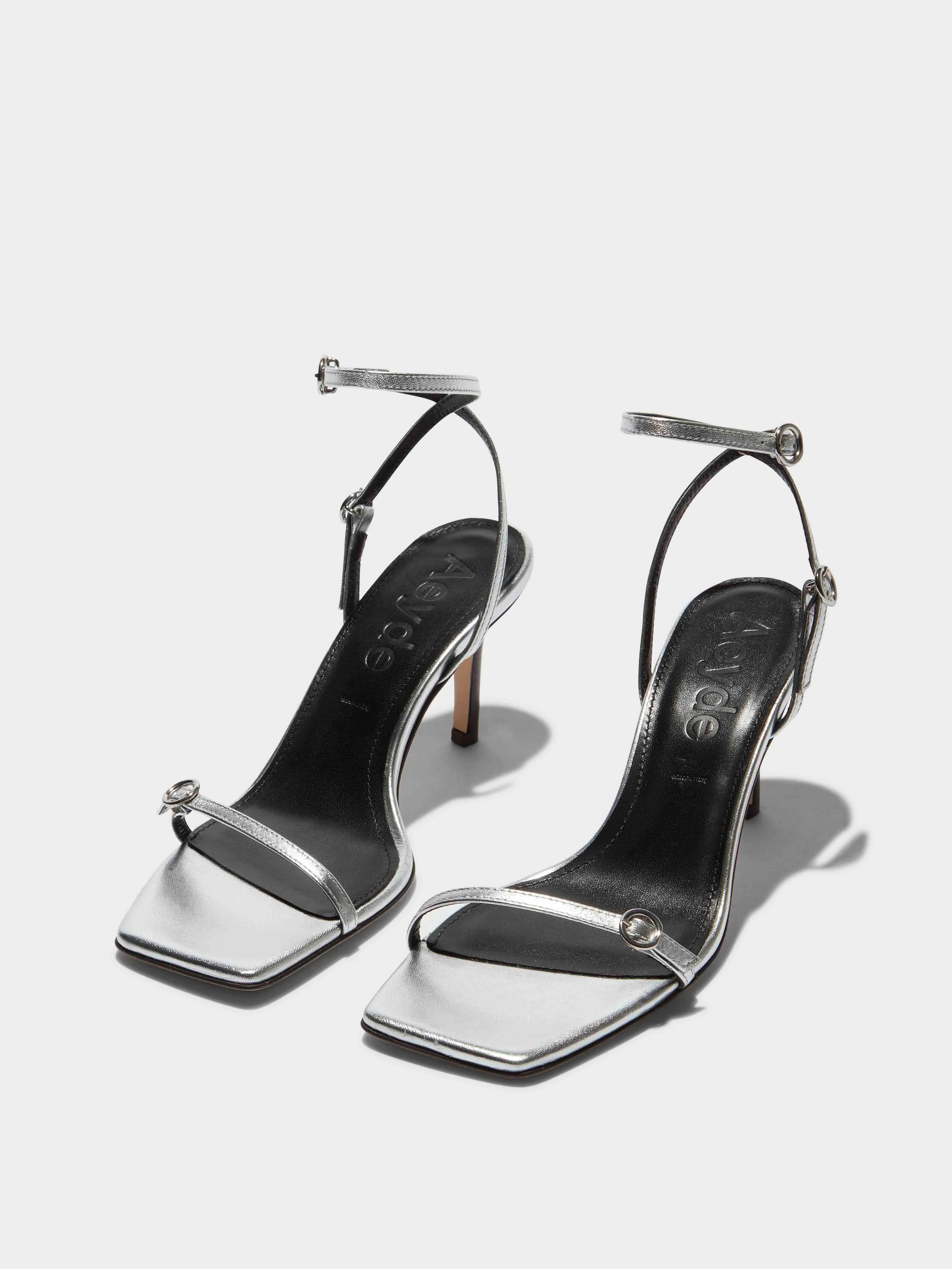 Hallie Leather Stiletto Sandals sold by Aeyde product image thumbnail 2