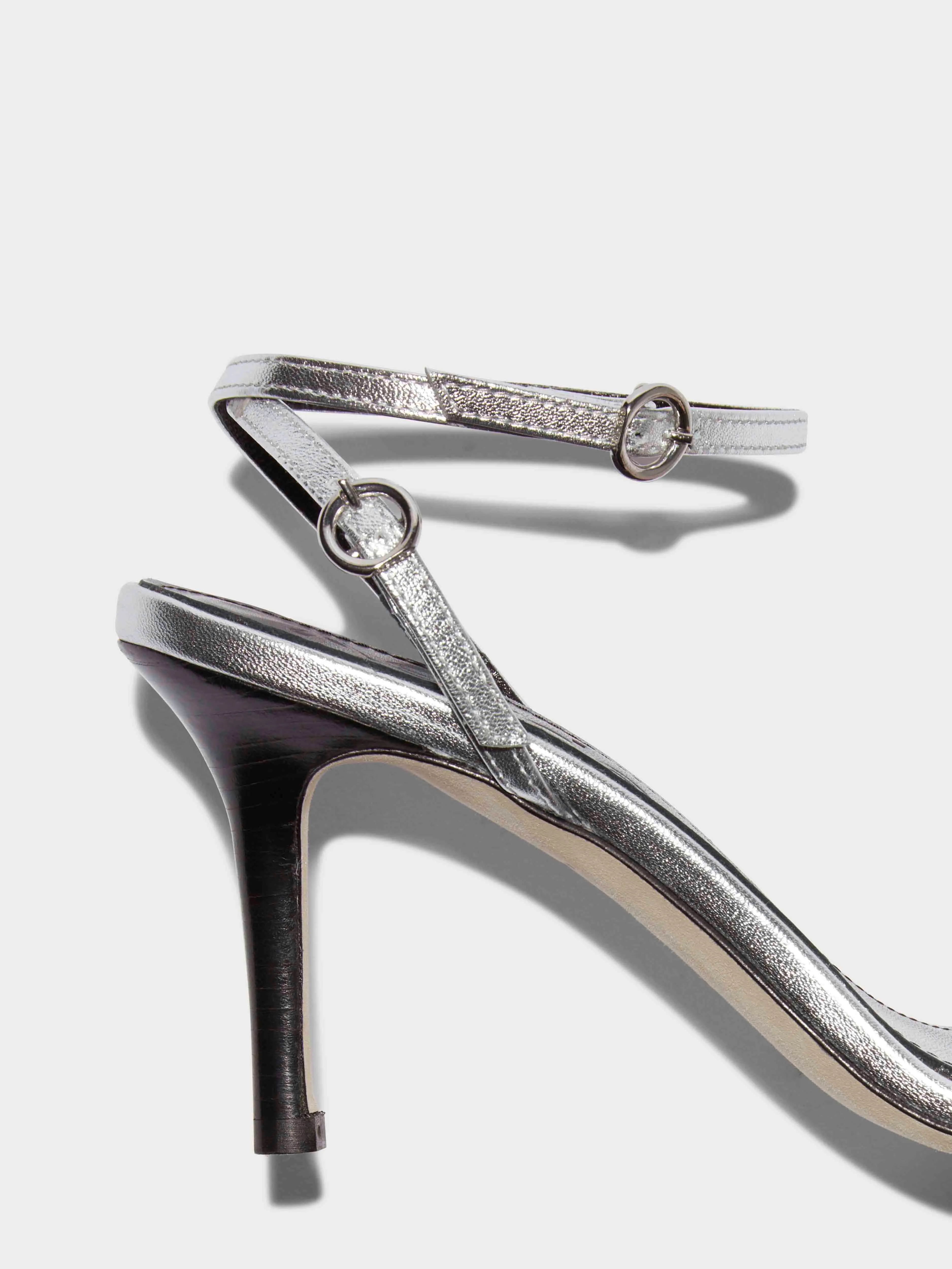 Hallie Leather Stiletto Sandals sold by Aeyde product image thumbnail 4