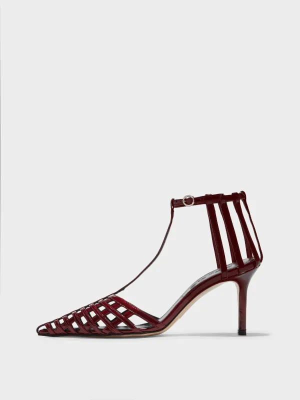 Halyna Leather Stiletto Pumps sold by Aeyde