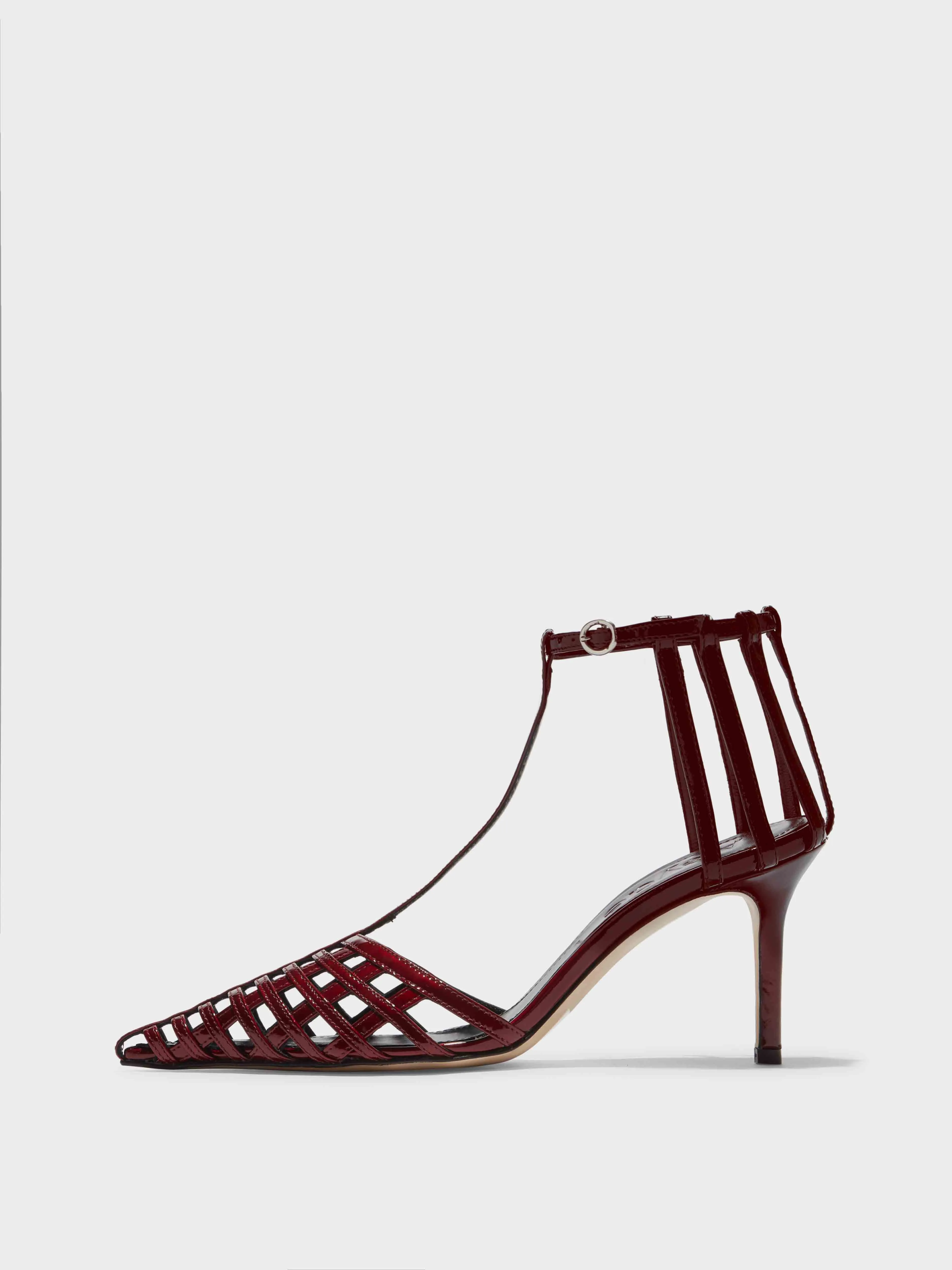Halyna Leather Stiletto Pumps sold by Aeyde