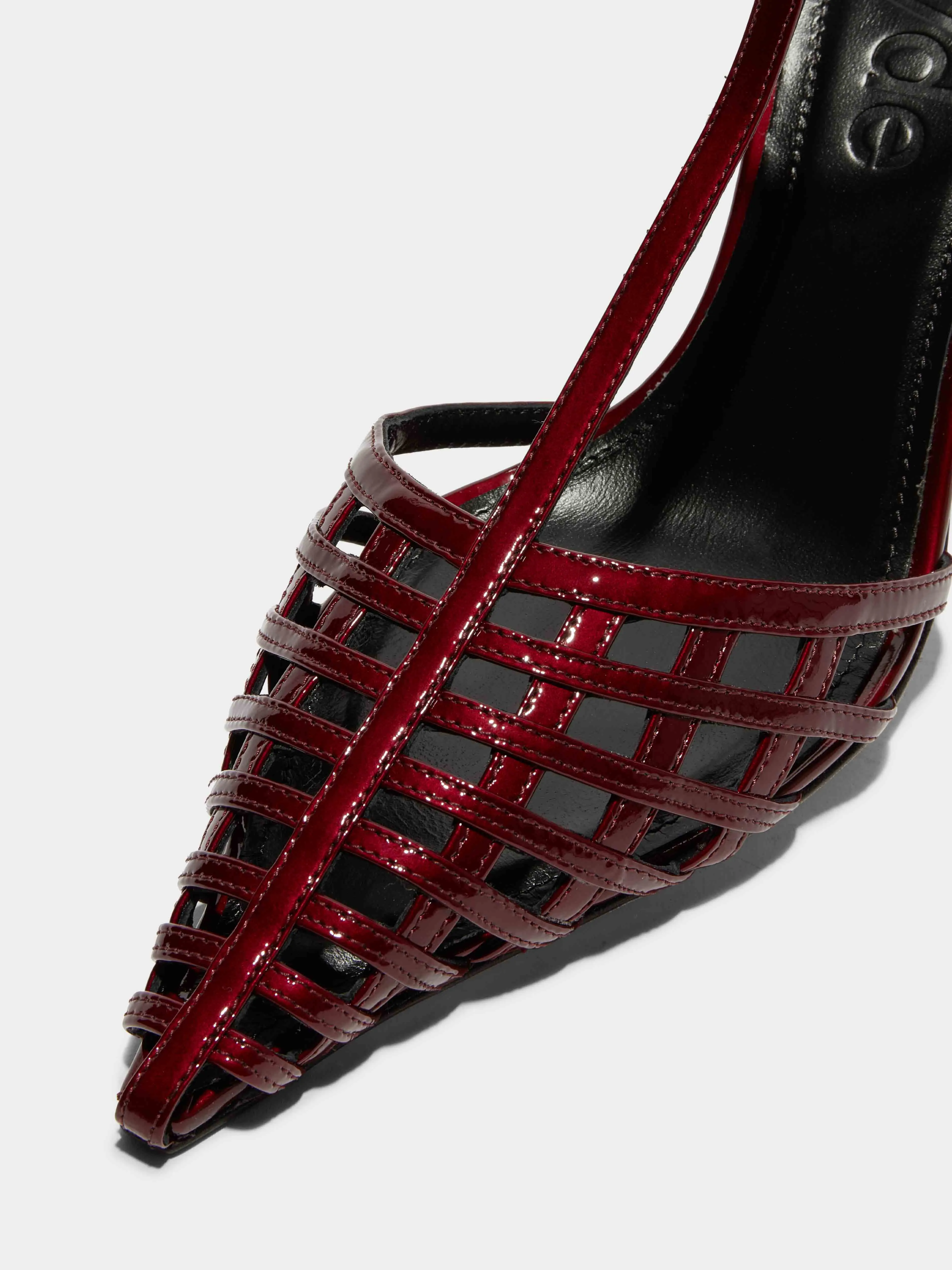 Halyna Leather Stiletto Pumps sold by Aeyde product image thumbnail 3