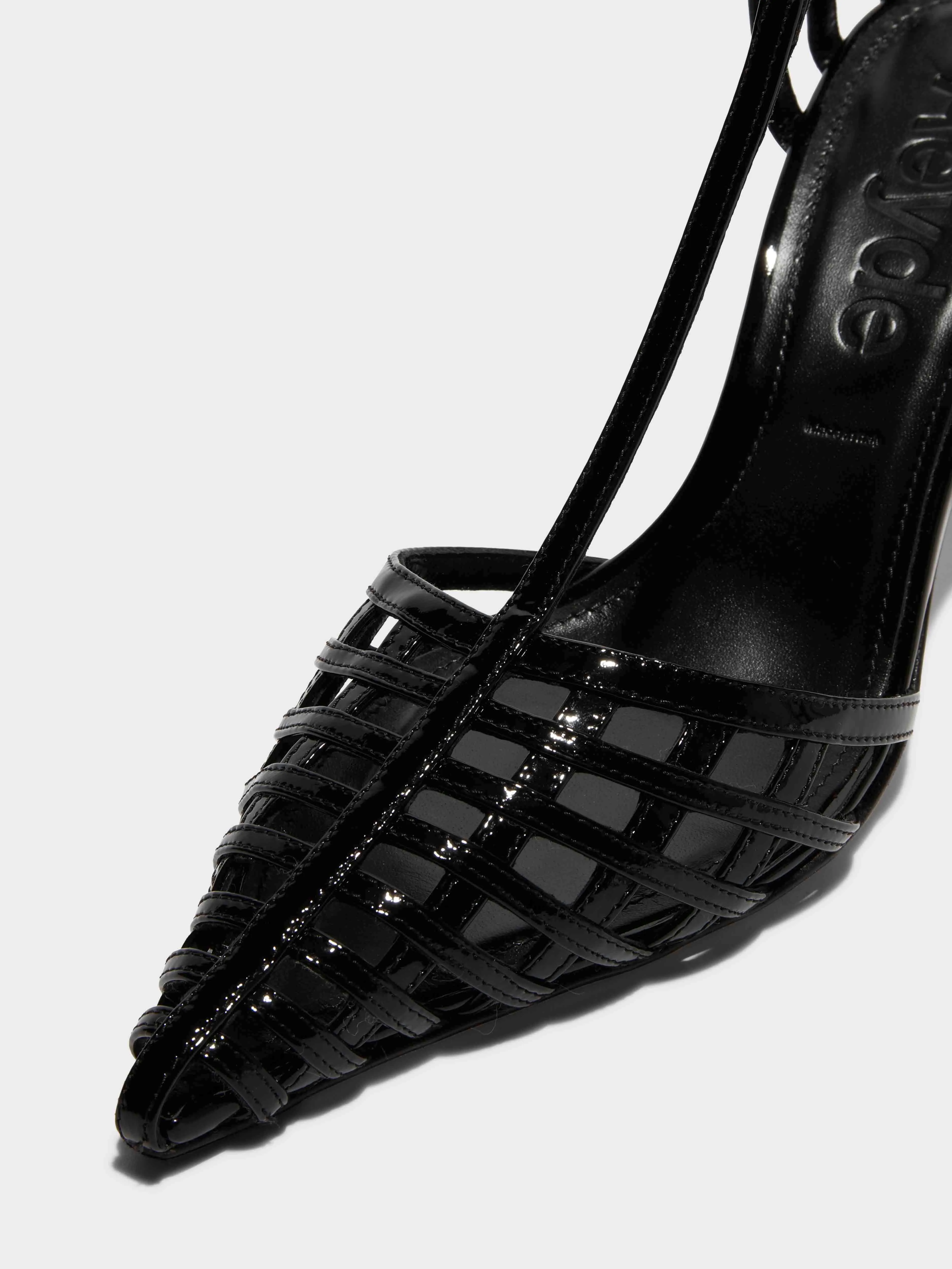 Halyna Leather Stiletto Pumps sold by Aeyde product image thumbnail 3