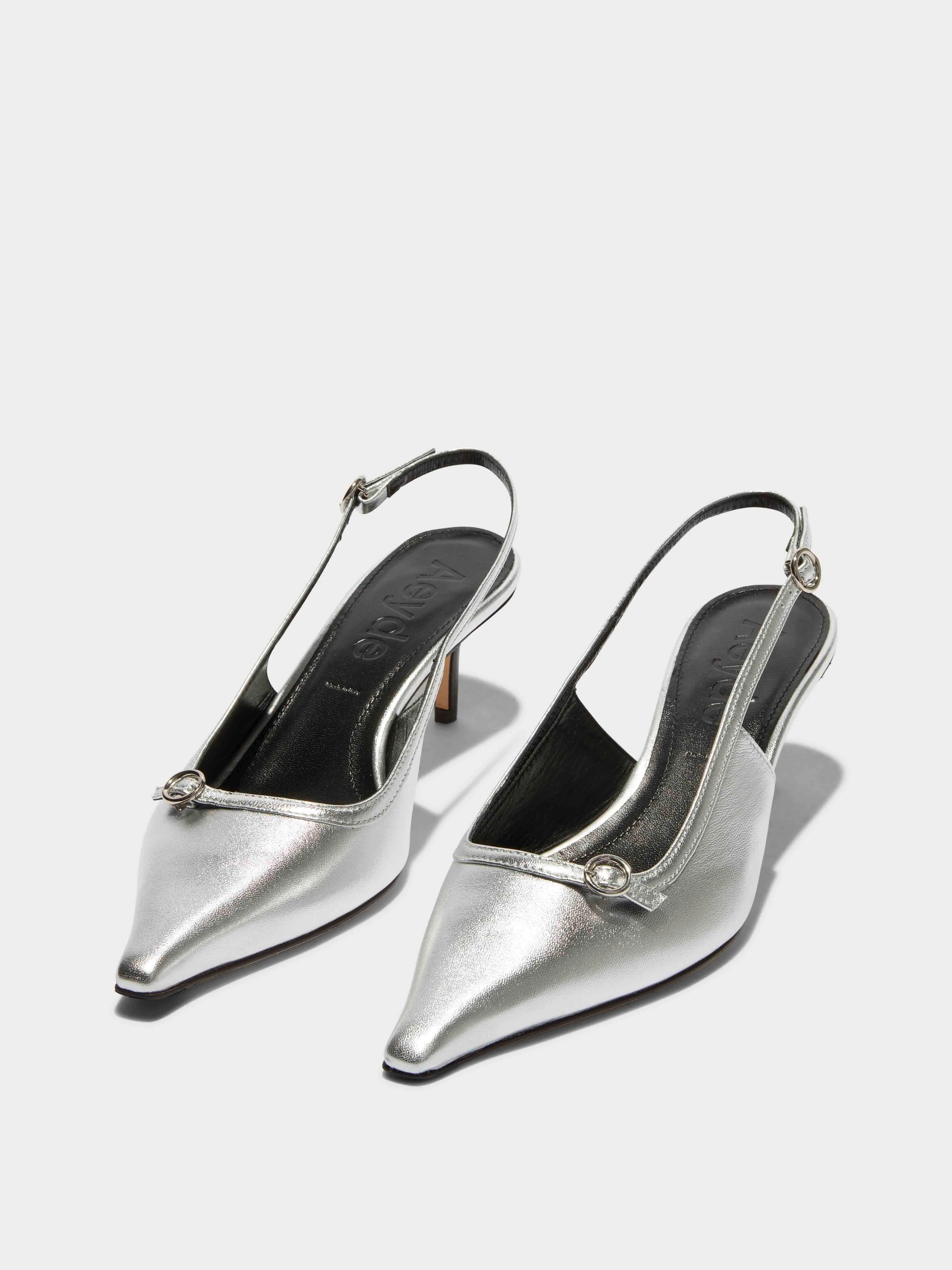 Saba Leather Slingback Pumps sold by Aeyde product image thumbnail 2