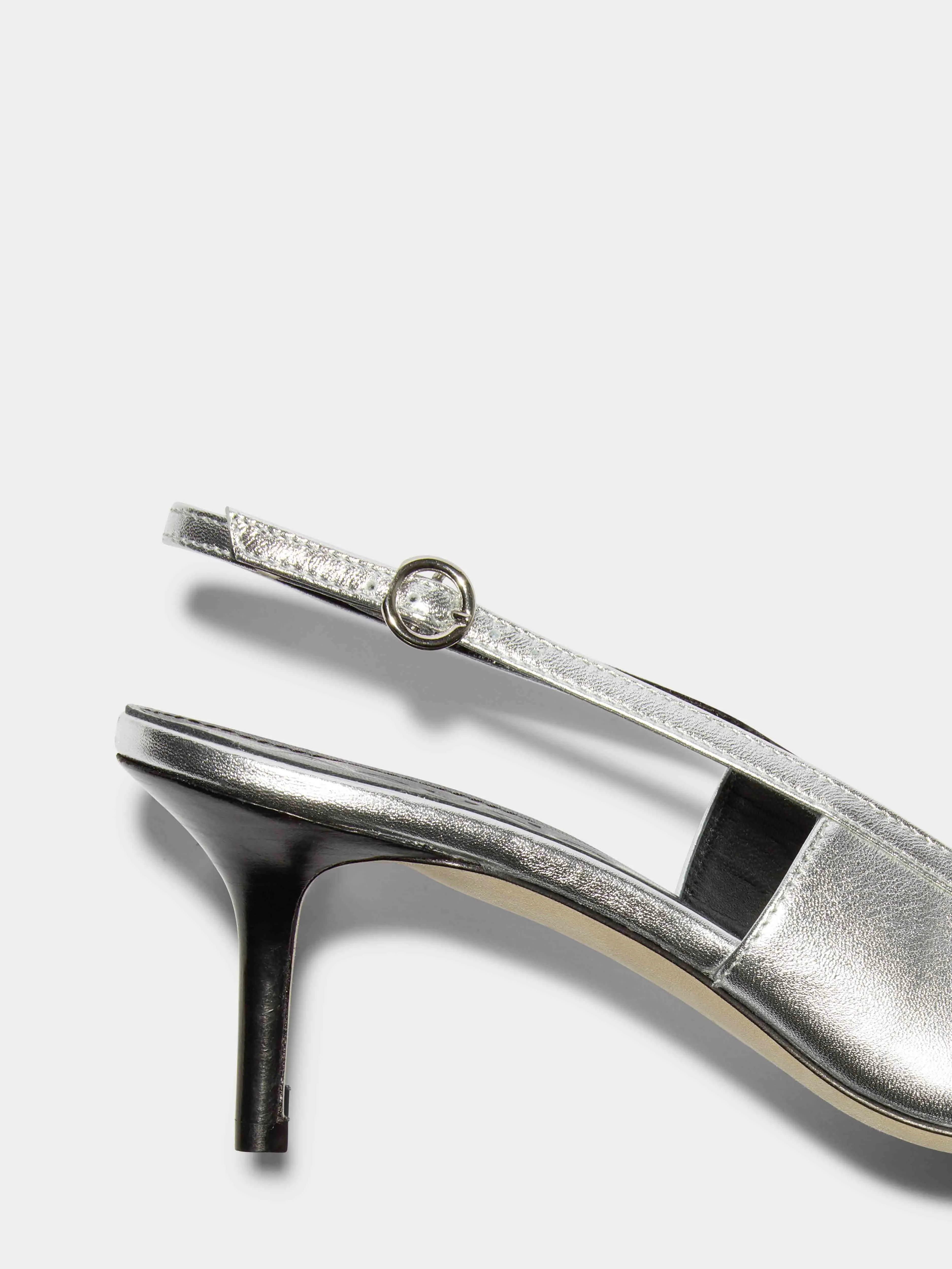 Saba Leather Slingback Pumps sold by Aeyde product image thumbnail 4