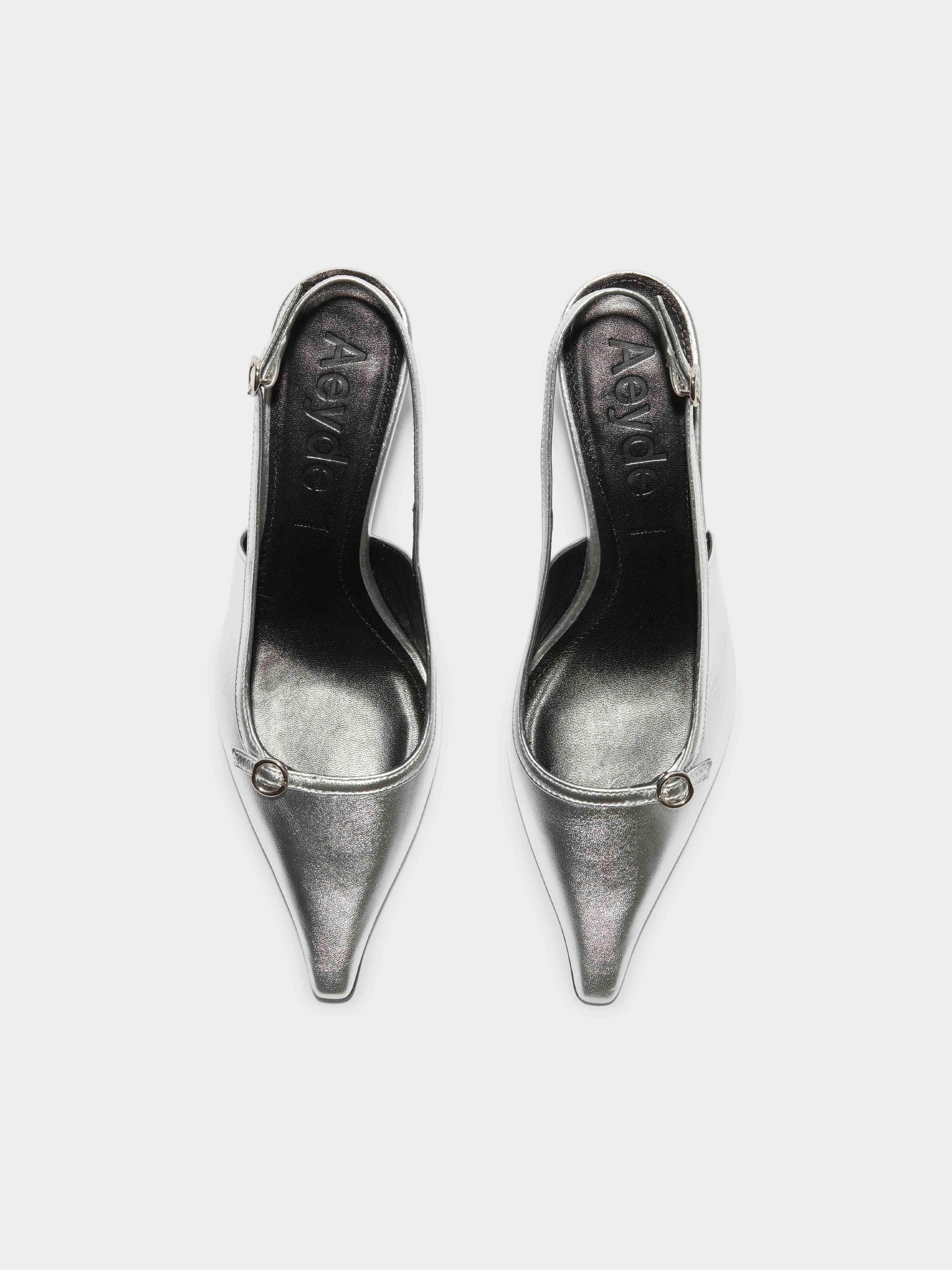 Saba Leather Slingback Pumps sold by Aeyde product image thumbnail 5
