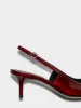 Saba Leather Slingback Pumps sold by Aeyde