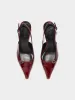 Saba Leather Slingback Pumps sold by Aeyde