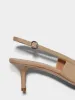 Saba Leather Slingback Pumps sold by Aeyde