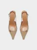 Saba Leather Slingback Pumps sold by Aeyde