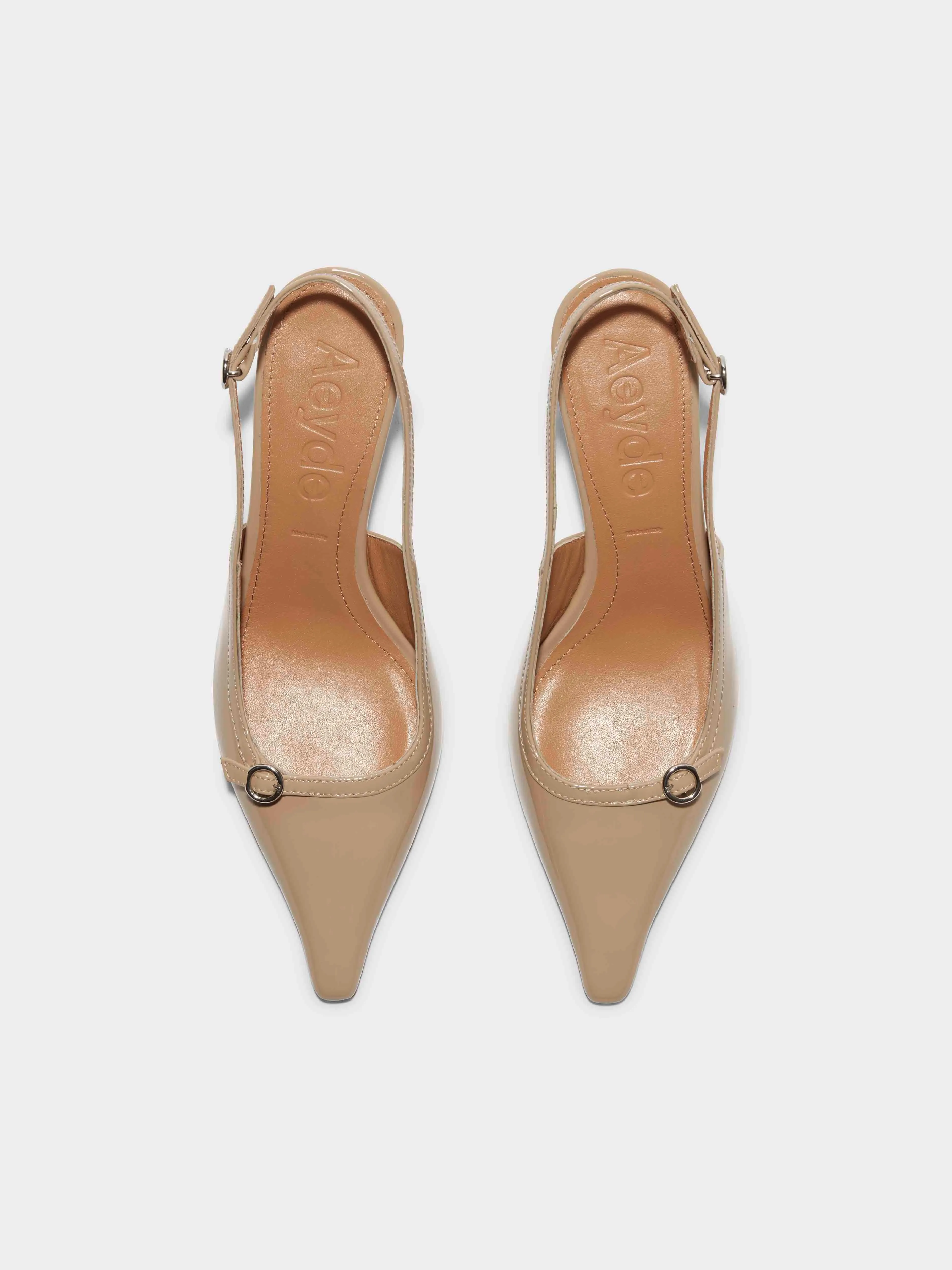 Saba Leather Slingback Pumps sold by Aeyde product image thumbnail 5