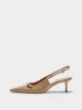 Saba Leather Slingback Pumps sold by Aeyde