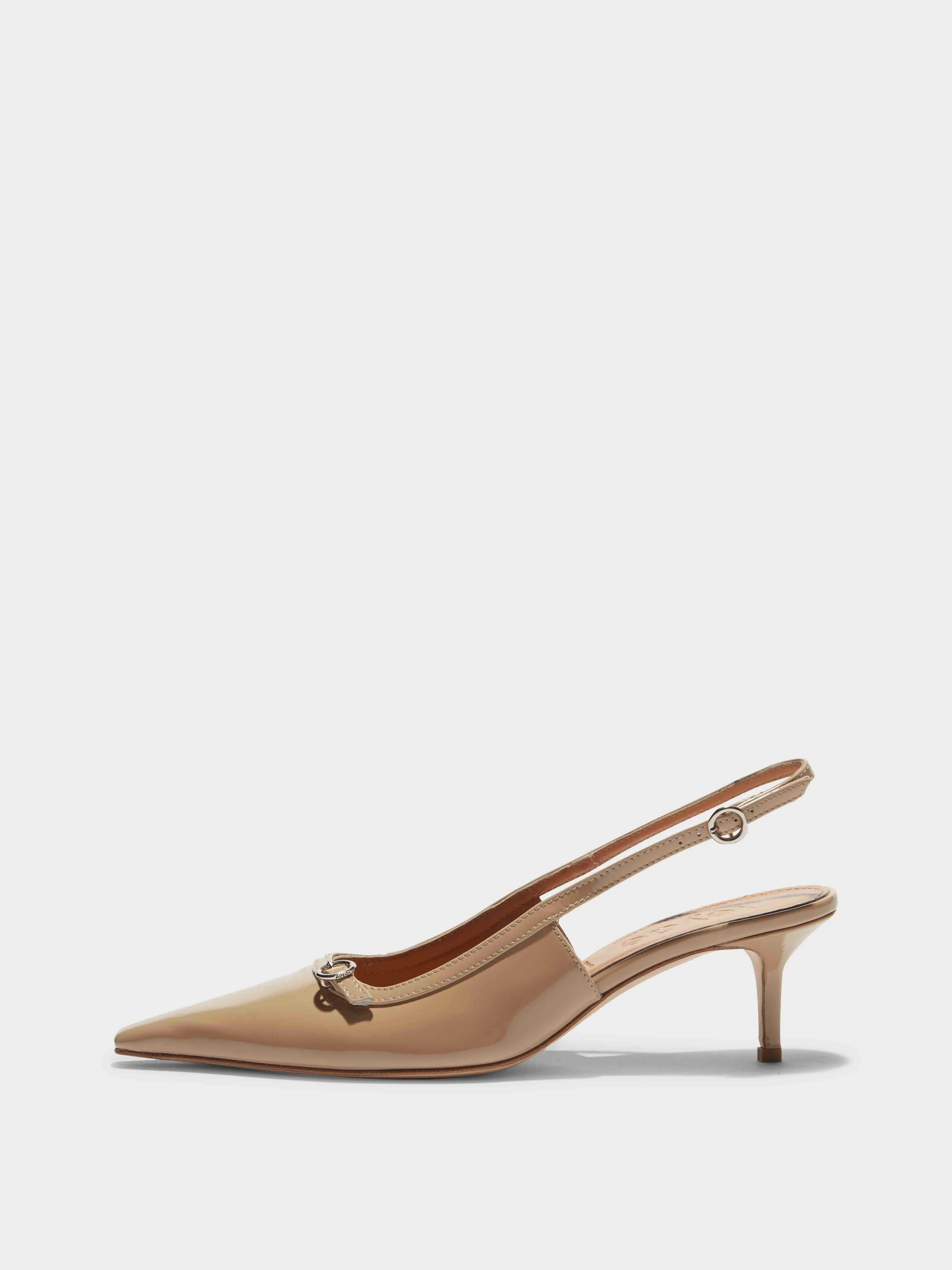 Saba Leather Slingback Pumps sold by Aeyde