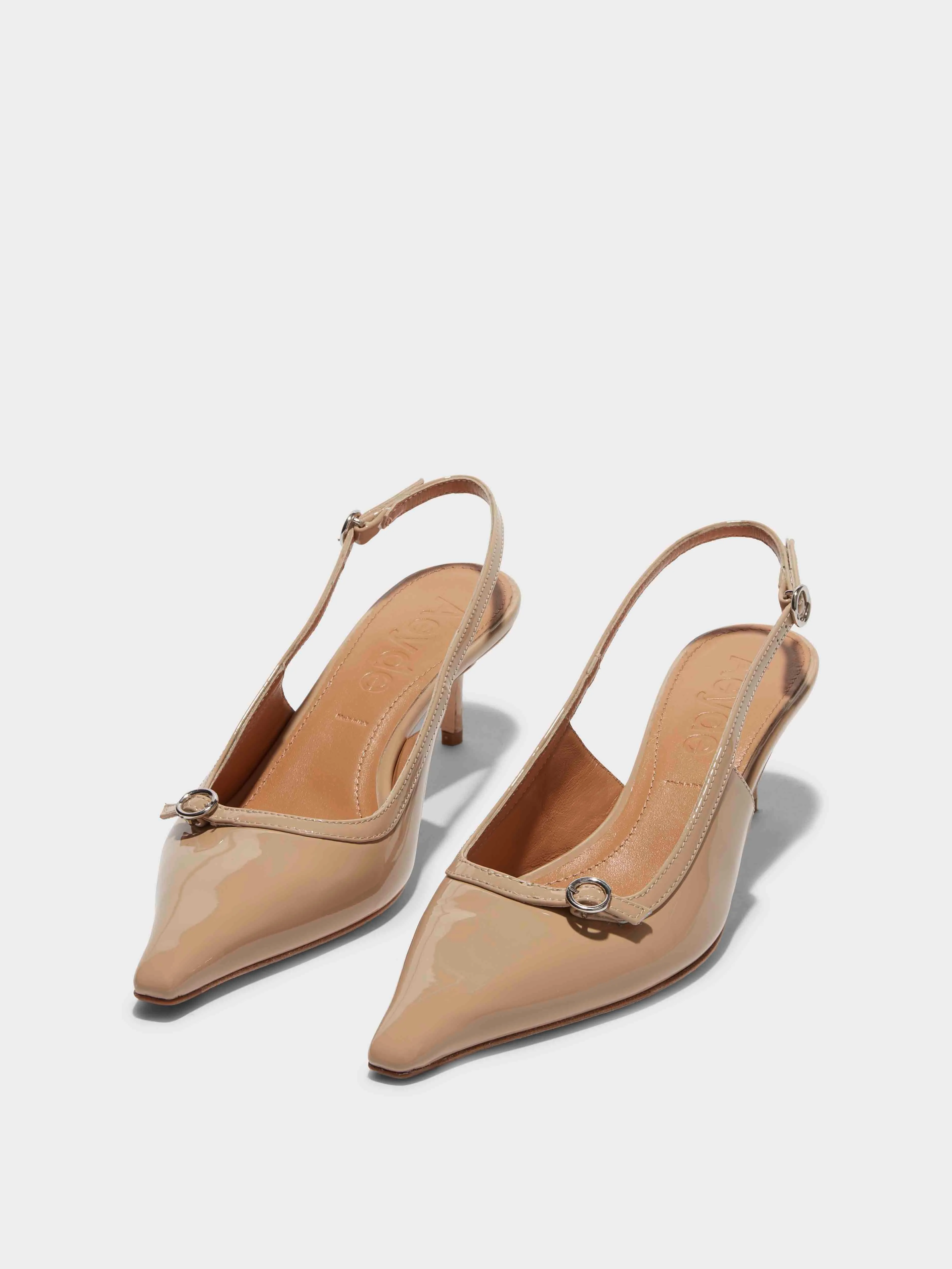 Saba Leather Slingback Pumps sold by Aeyde product image thumbnail 2