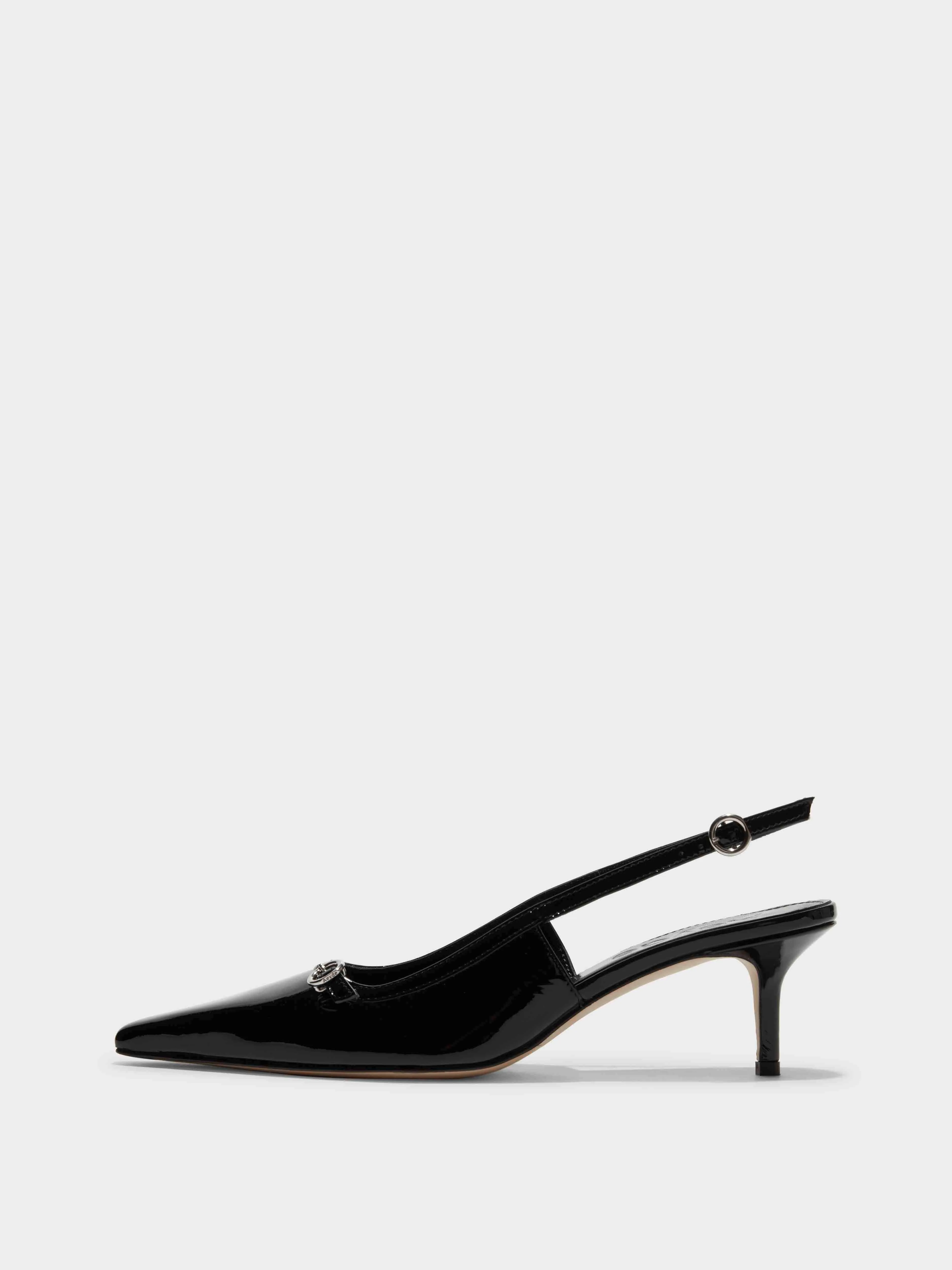 Saba Leather Slingback Pumps sold by Aeyde